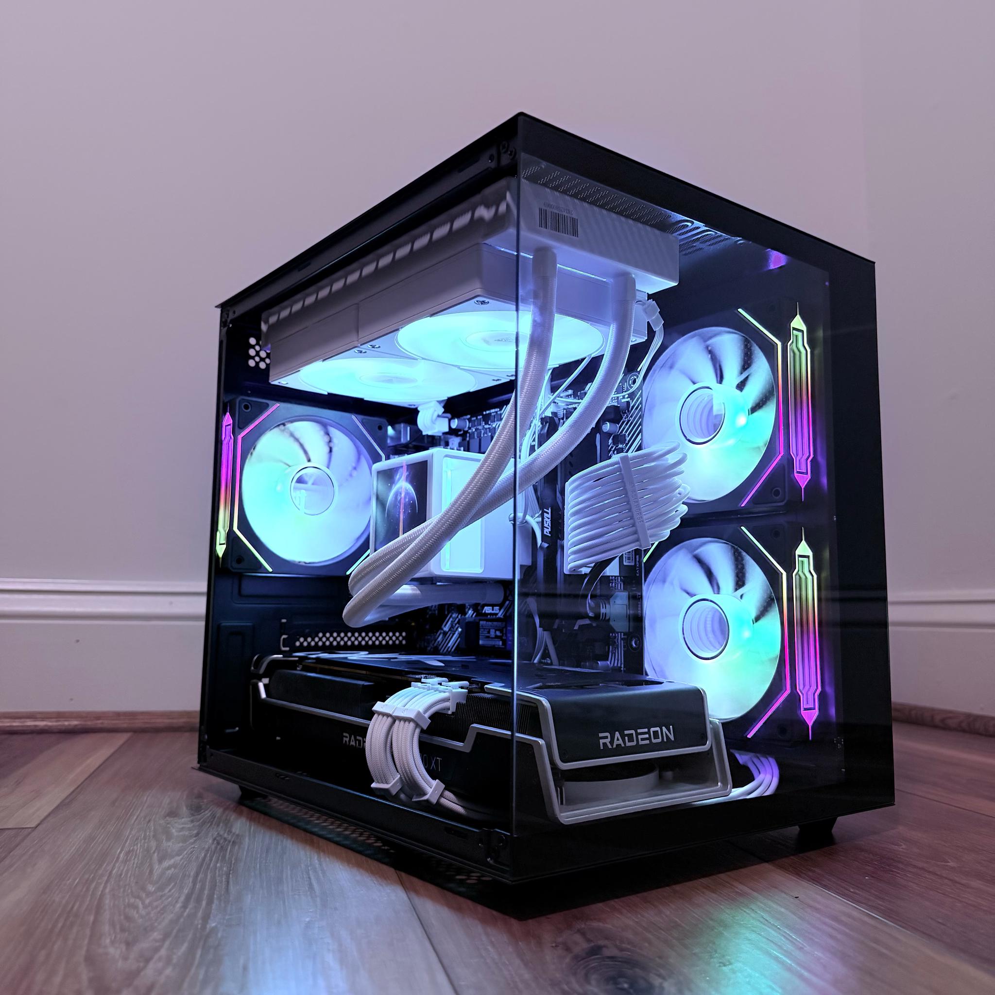 🌕"Lunar Mirage "🌕| 1440p/4k Gaming | Ryzen 7 5700X3D | RX 6700 XT 12GB | 32B Ram | 1.5tb Storage