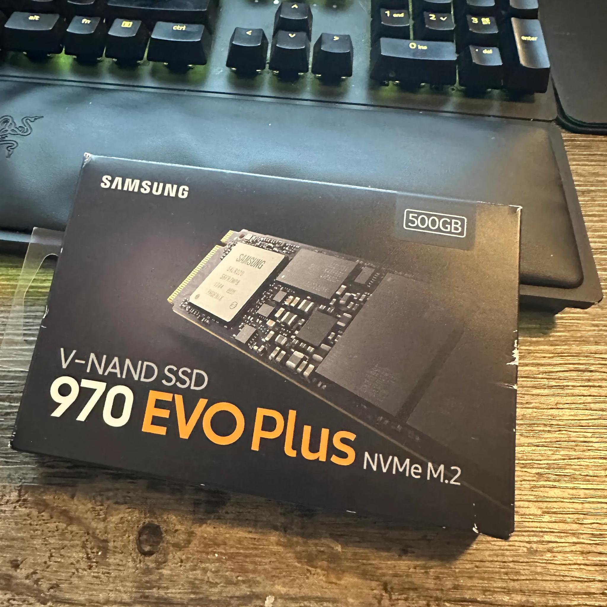 Used SAMSUNG 970 EVO Plus SSD 500GB NVMe M.2