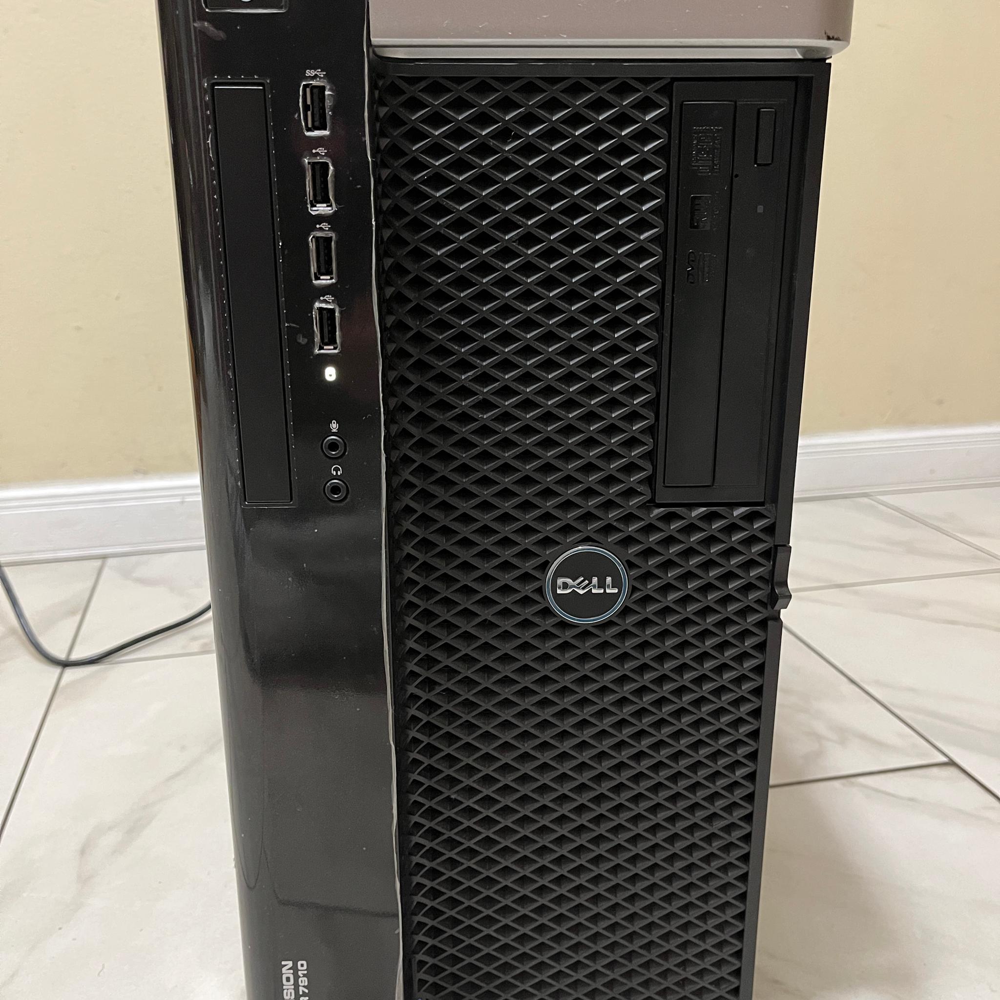 🔥RTX 3060 Ti, Intel Xeon 12 Core (Same as i7), 500 GB SSD, 16 GB RAM, Dell T7910 Gaming PC