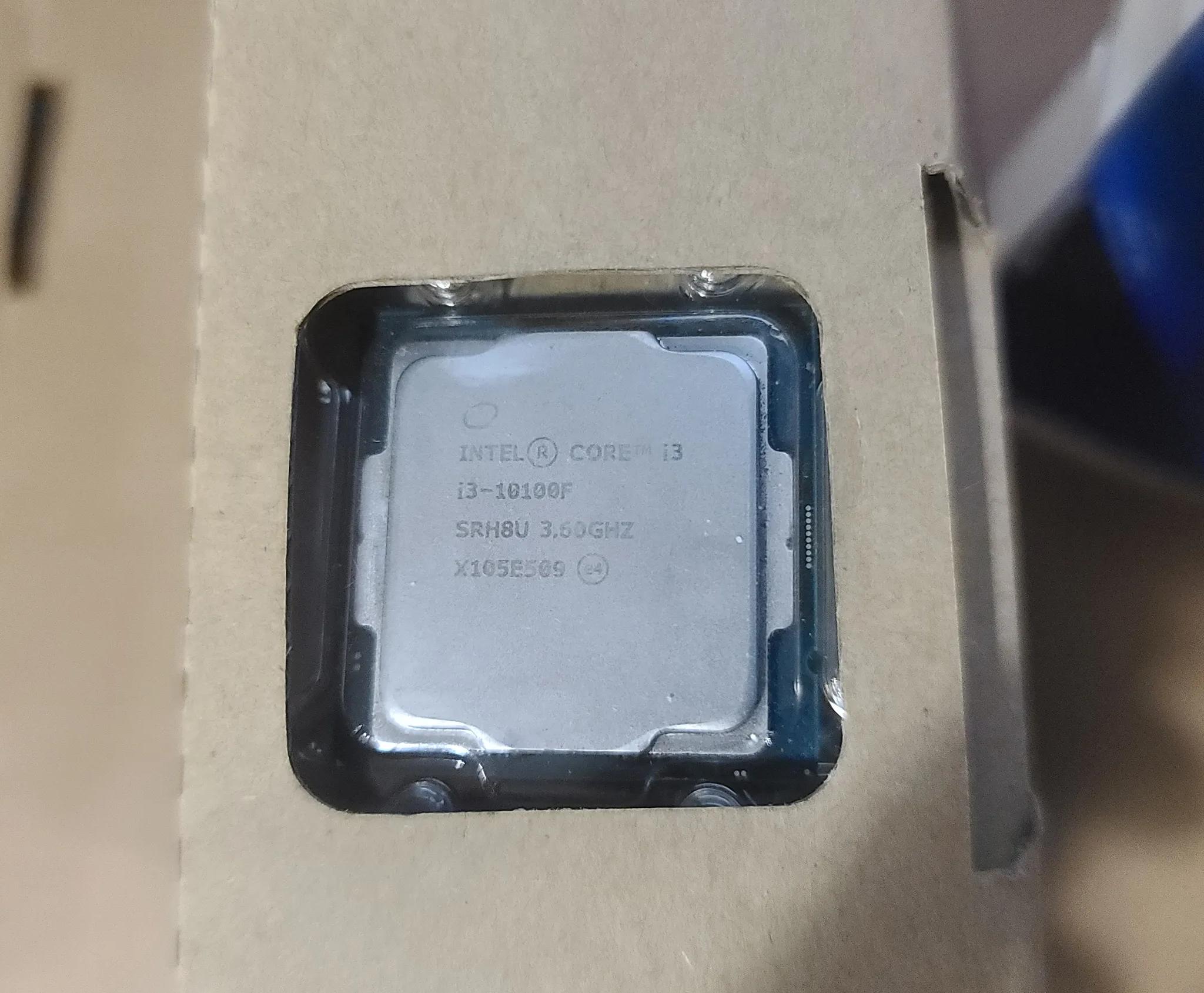Intel 10th Gen i3-10100F LGA 1200 CPU w/ Stock Cooler