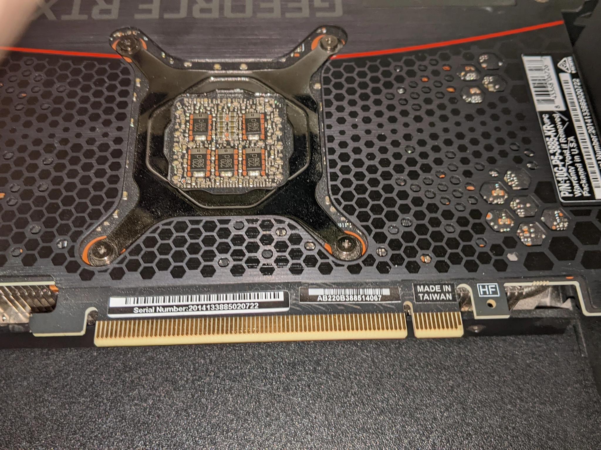 EVGA 3080 XC3 GPU in superior condition