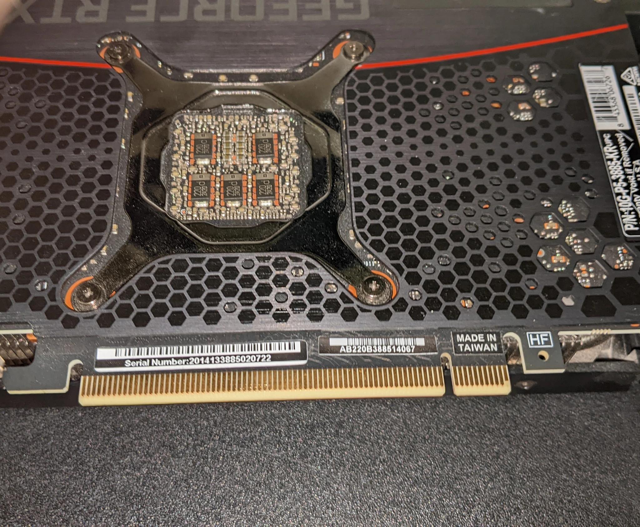 EVGA 3080 XC3 GPU in superior condition
