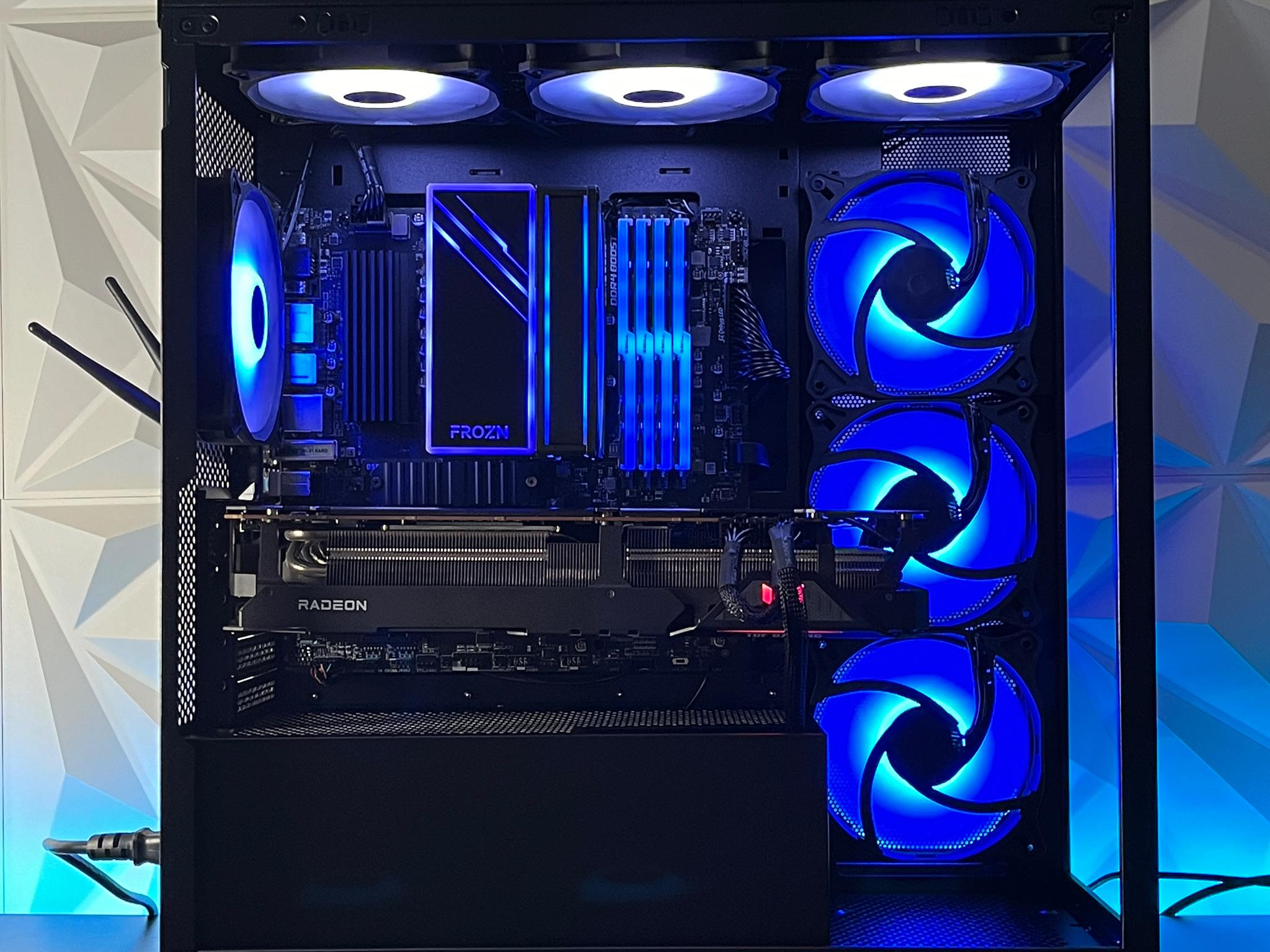 TUF RX 6800 16GB, Ryzen 7 5800X, 32GB 3600MHz | Black RGB Gaming Computer/PC