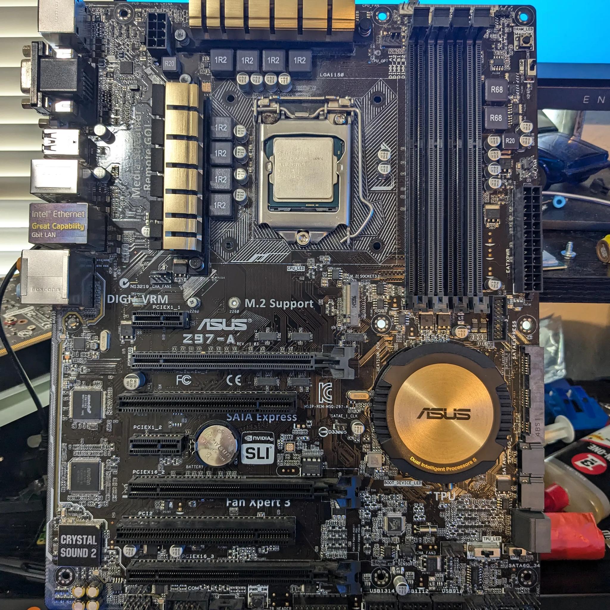 i5-4690k + Asus Z97-A motherboard LGA 1150 ATX  TESTED