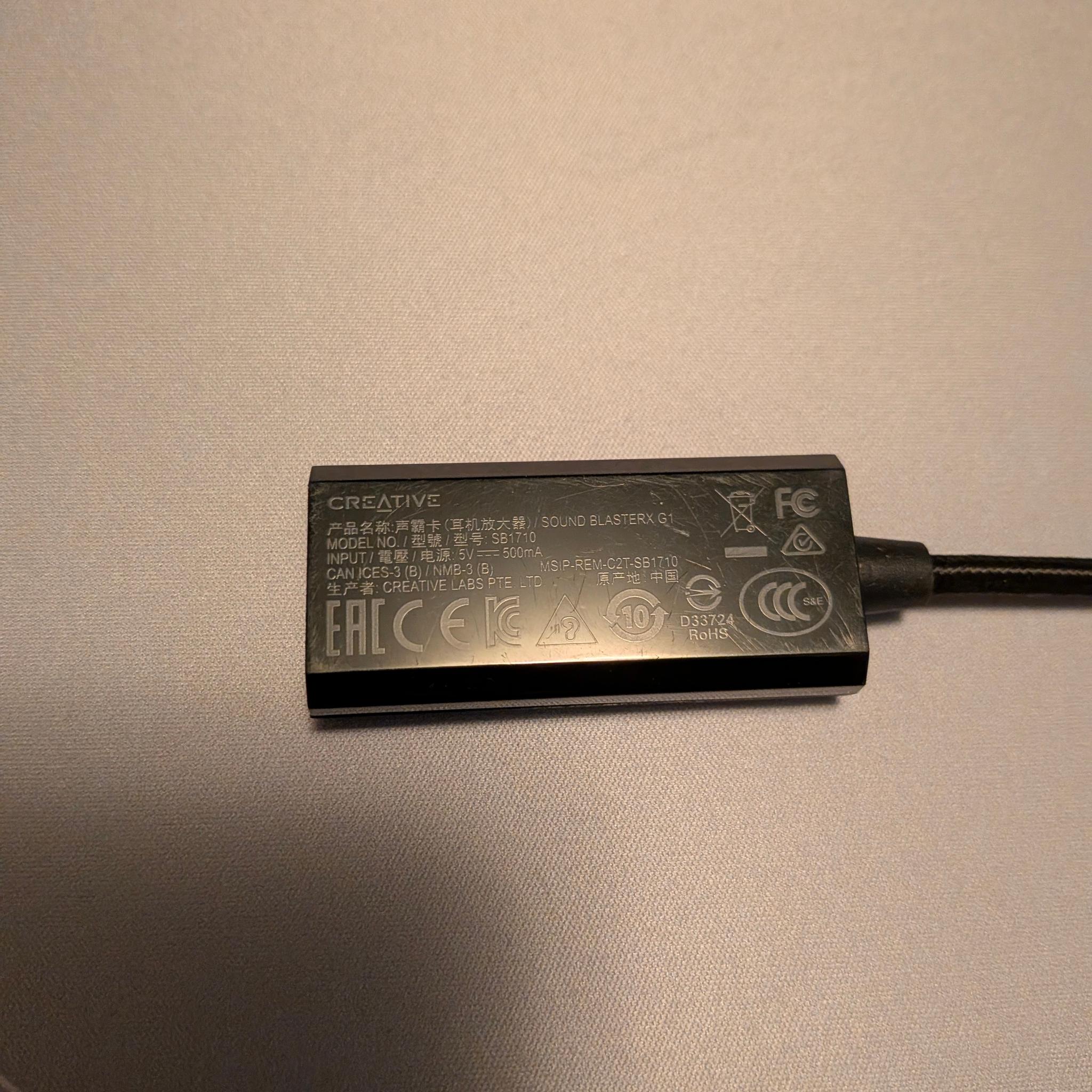 Creative Soundblaster X G1 Usb HD Audio