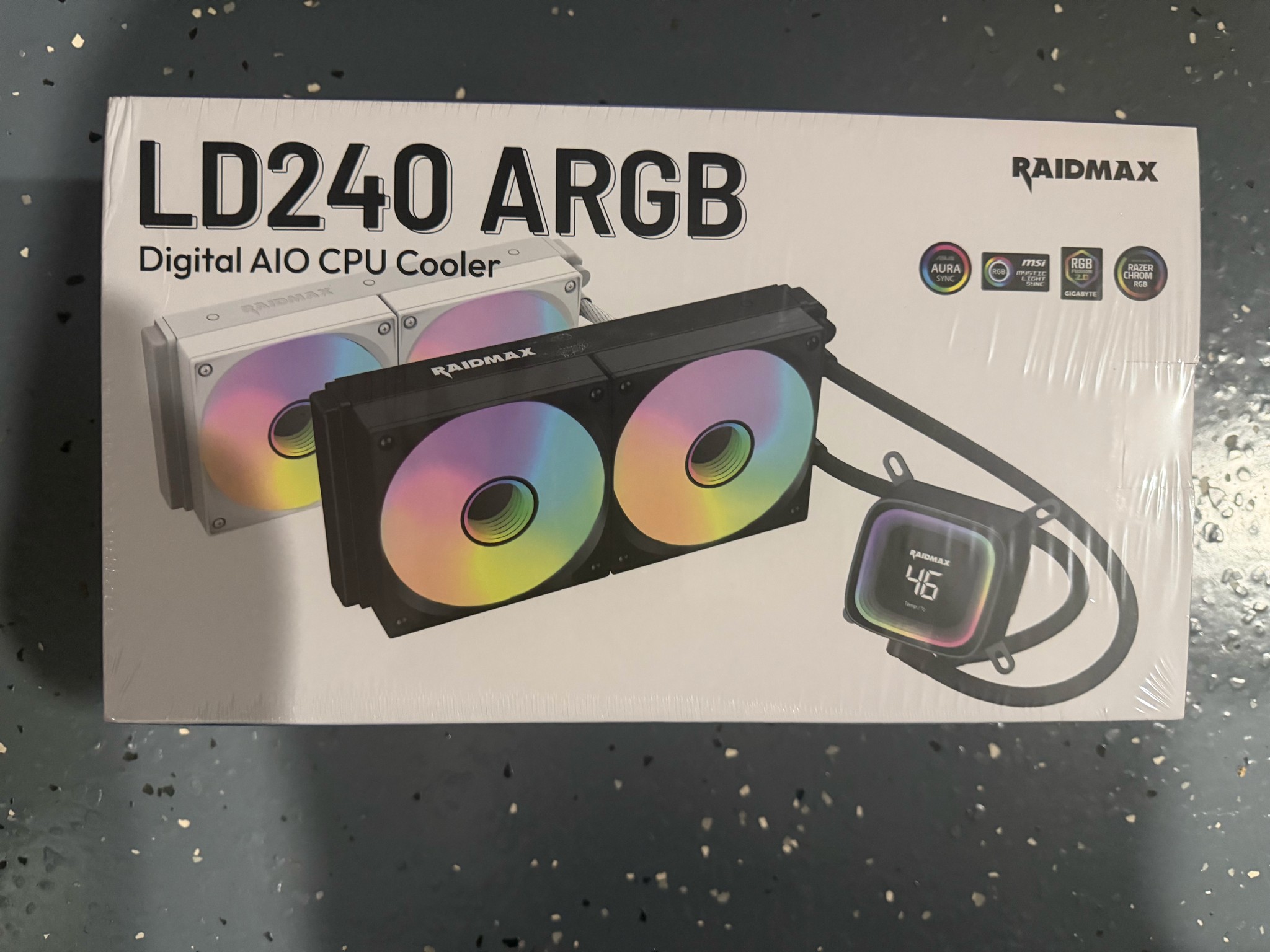 Raidmax LD240 ARGB Black Digital AIO
