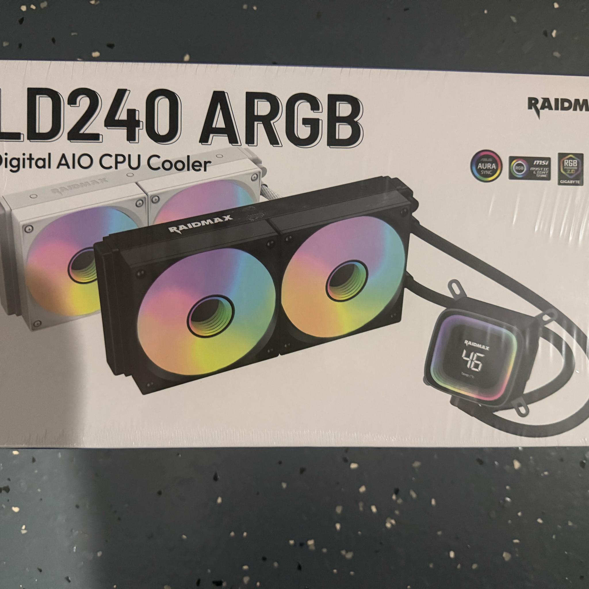 Raidmax LD240 ARGB Black Digital AIO