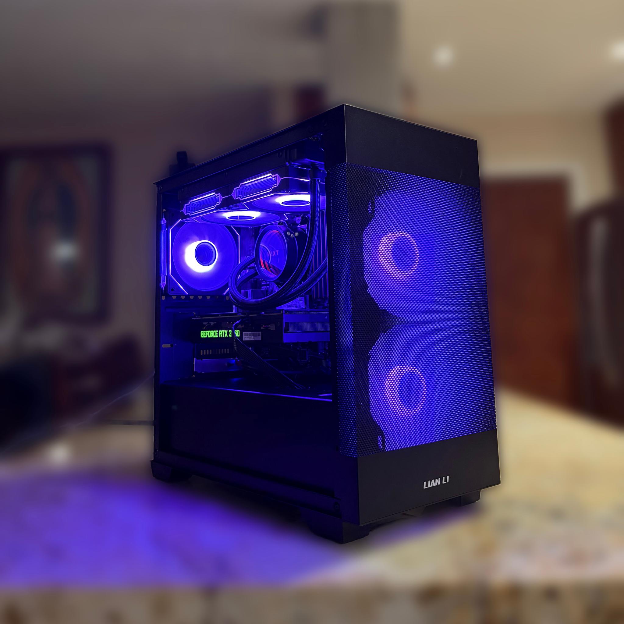 Black Gaming PC | RTX 3060 12GB | RYZEN 5 3600 | 16GB RAM | 500GB NVME SSD | Wi-Fi + BT PCIE
