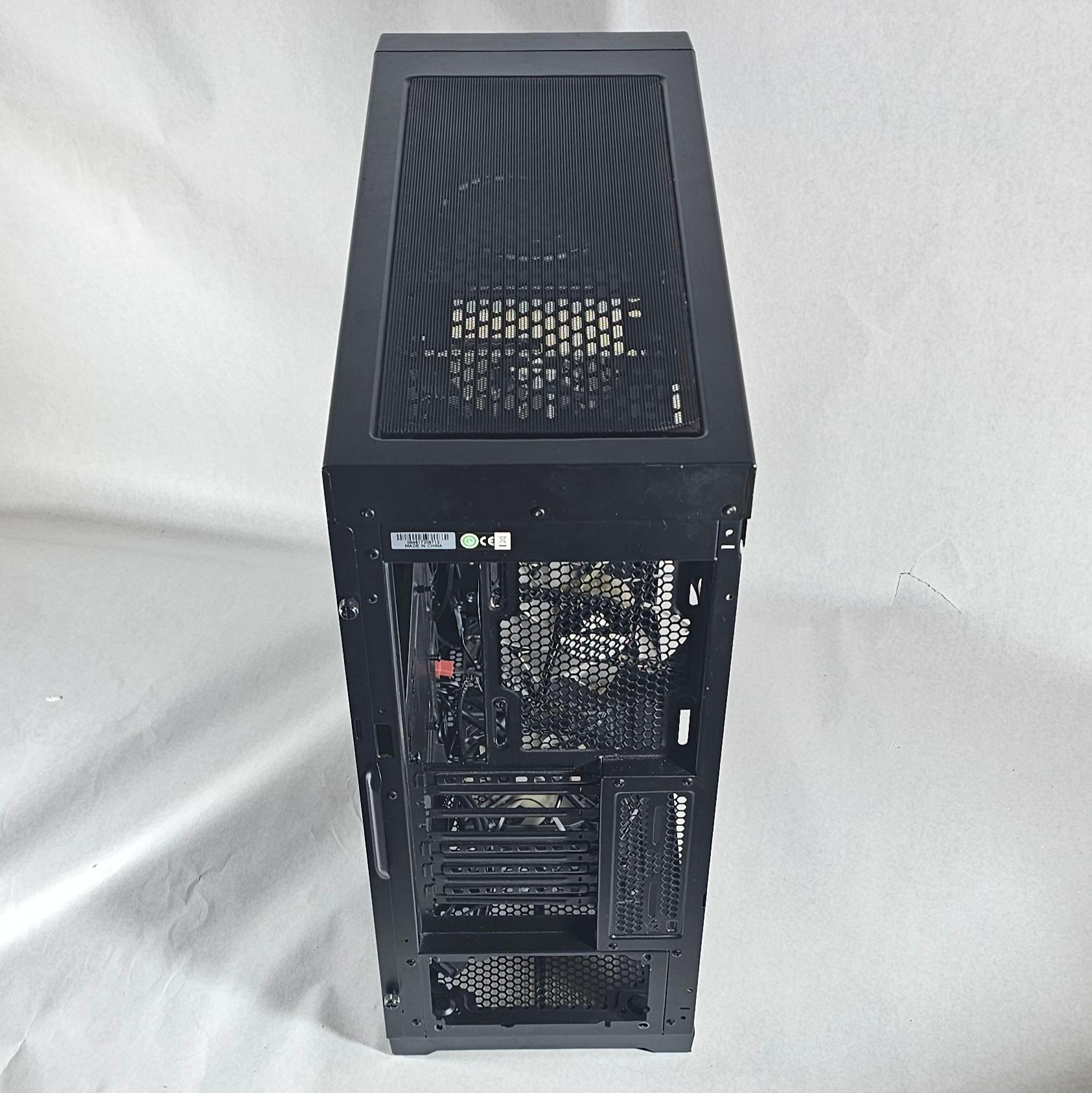 Black Corsair PC Case w/ 4 Fans