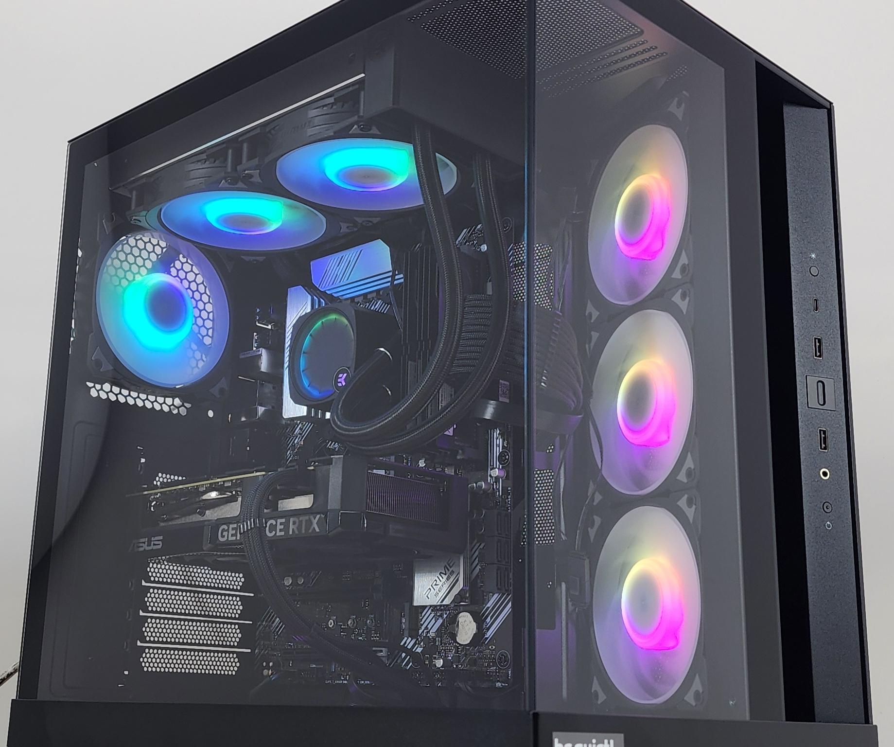 Gaming PC Ryzen 9 5900X 64GB RAM 1TB SSD RTX 4070 12GB Windows 11 Computer