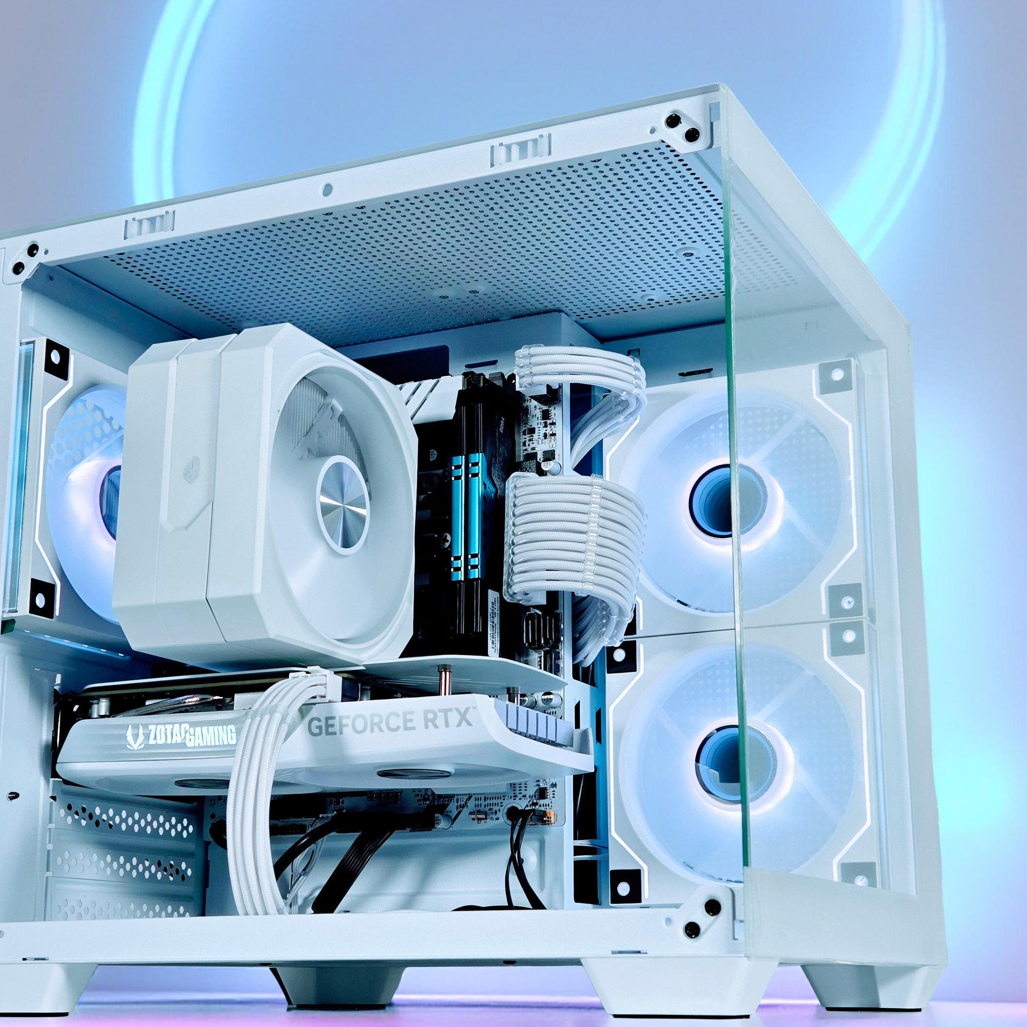 🤍🐻‍❄️Artic⚪ Nvidia RTX 4060 8GB⚪Intel i7 6850K 6core⚪16GB DDR4⚪500GB NVME