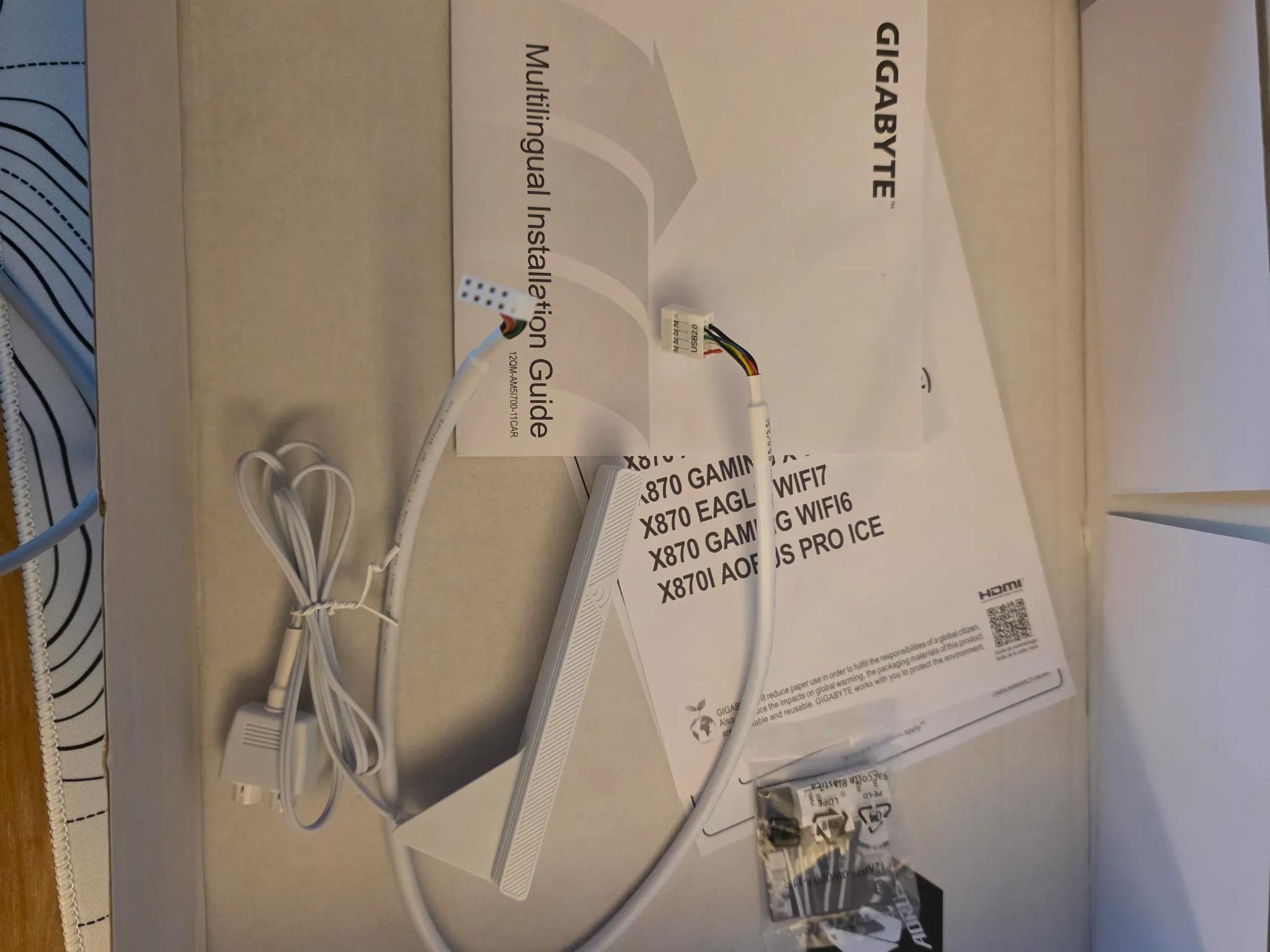 GIGABYTE X870 AORUS Elite WIFI7 ICE AMD AM5 Motherboard, ATX, DDR5, PCIe 5.0, 2.5GbE LAN