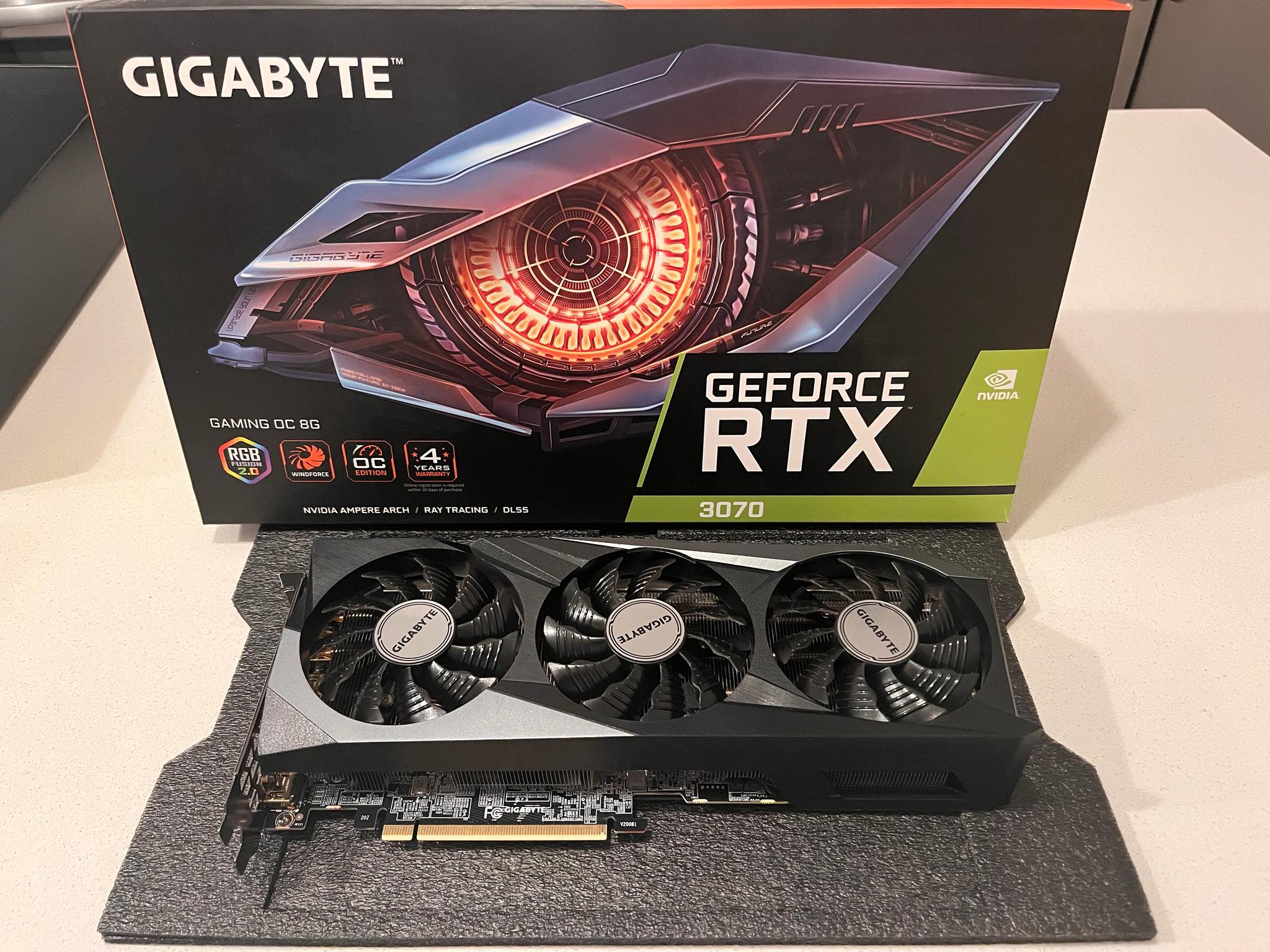 Gigabyte GeForce RTX 3070 Gaming OC 8GB GDDR6