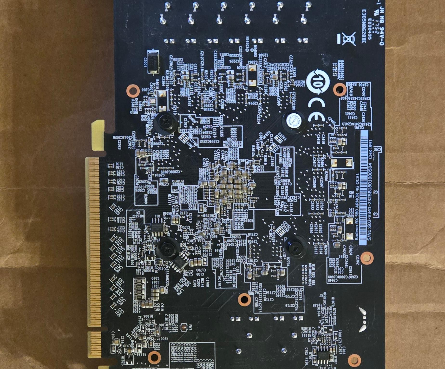 MSI ARMOR OC Radeon RX 580 8G