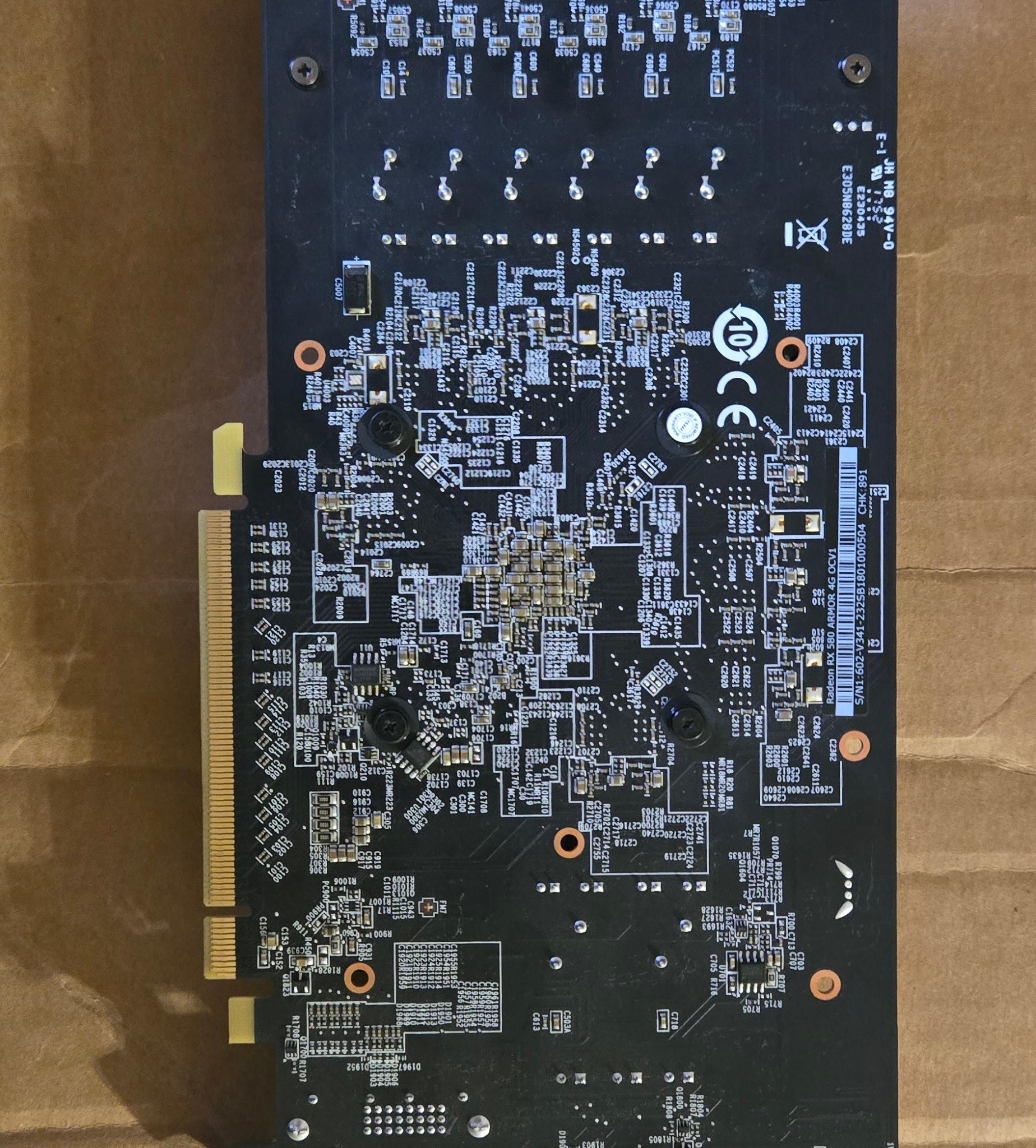 MSI ARMOR OC Radeon RX 580 8G