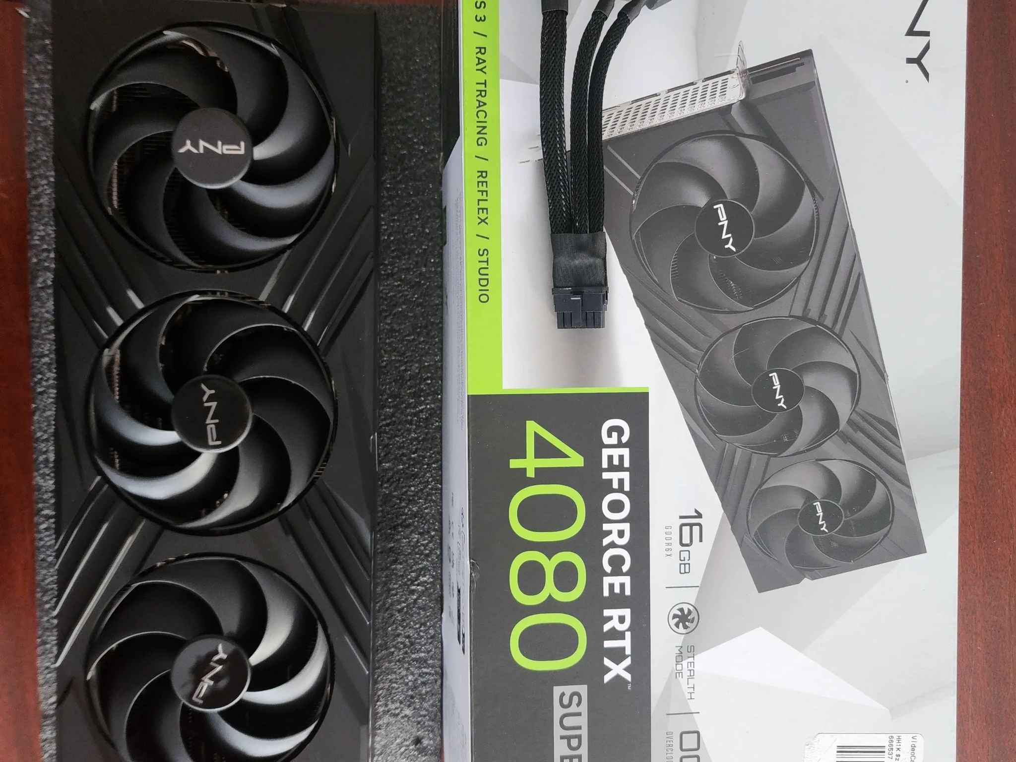 Up for grabs, A pristine, used PNY Verto RTX 4080 Super OC 16gb DDR6