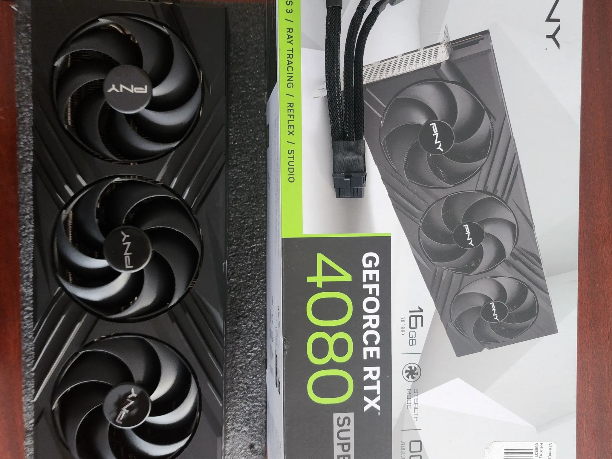 Up for grabs, A pristine, used PNY Verto RTX 4080 Super OC 16gb DDR6