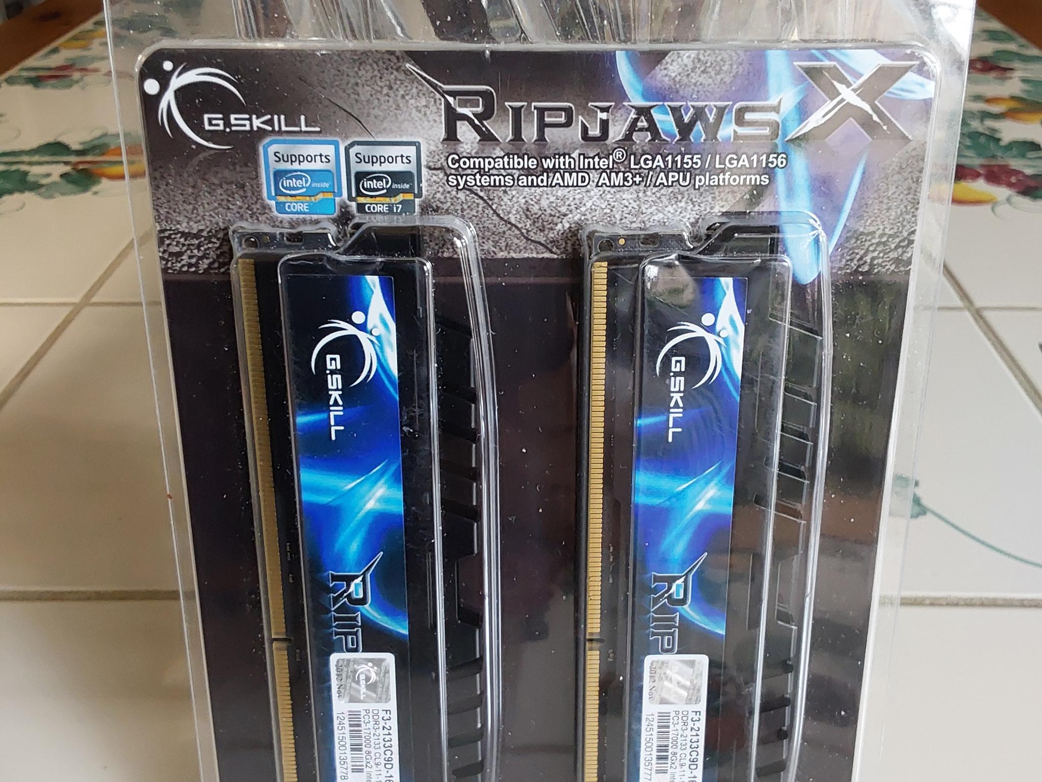 NEW G.SKILL Ripjaws X Series 16GB (2 x 8GB) 240-Pin DDR3 2133 (PC3 17000) Desktop Memory