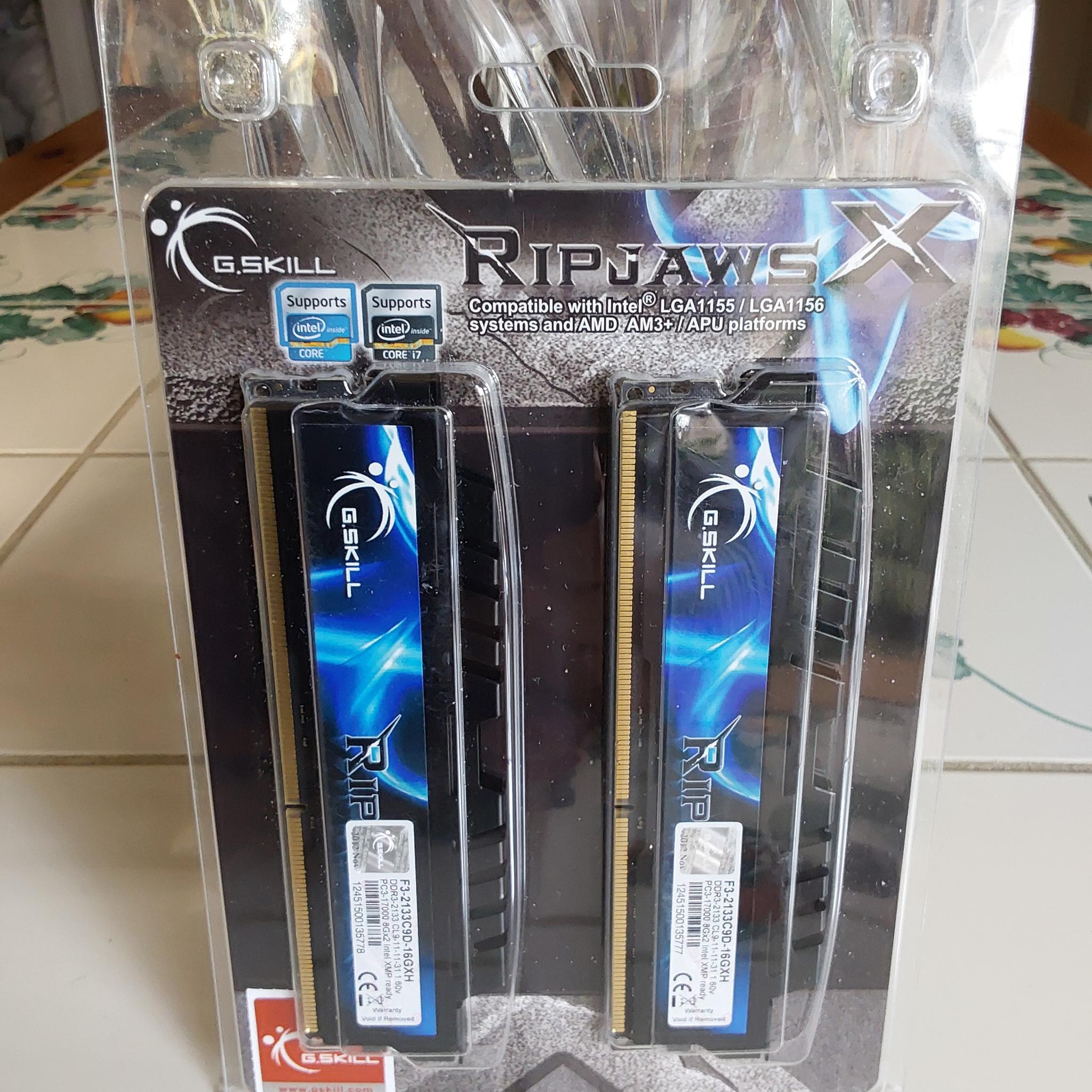 NEW G.SKILL Ripjaws X Series 16GB (2 x 8GB) 240-Pin DDR3 2133 (PC3 17000) Desktop Memory