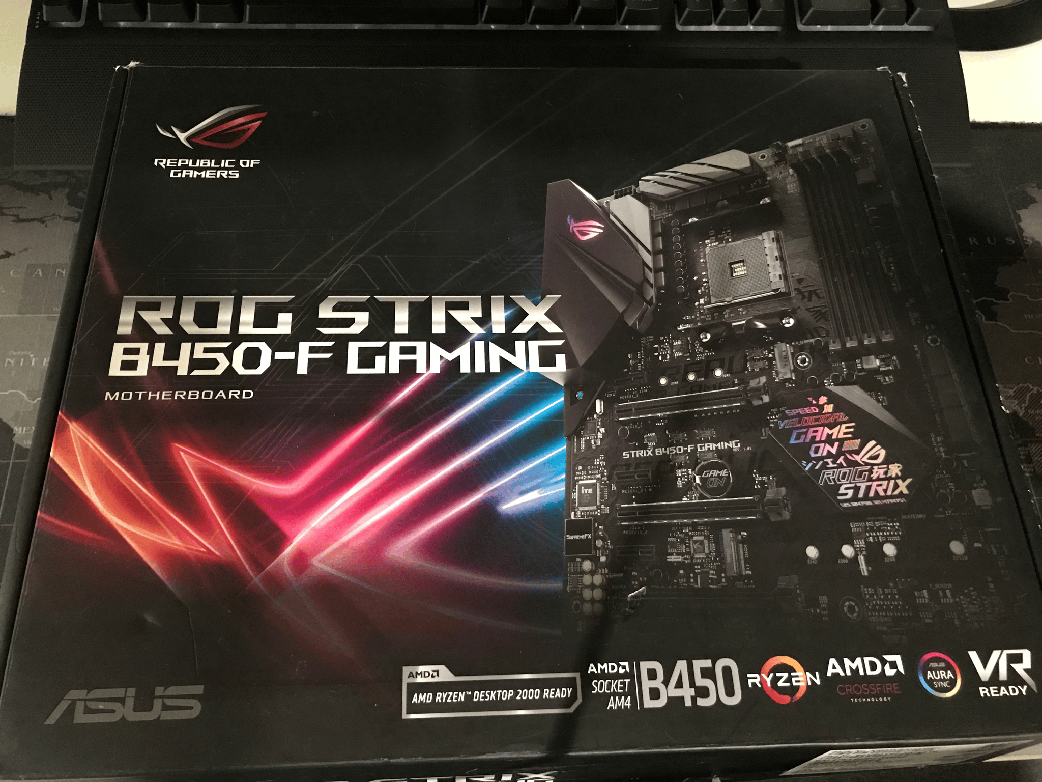 Used ROG STRIX B450-F Amd Mobo