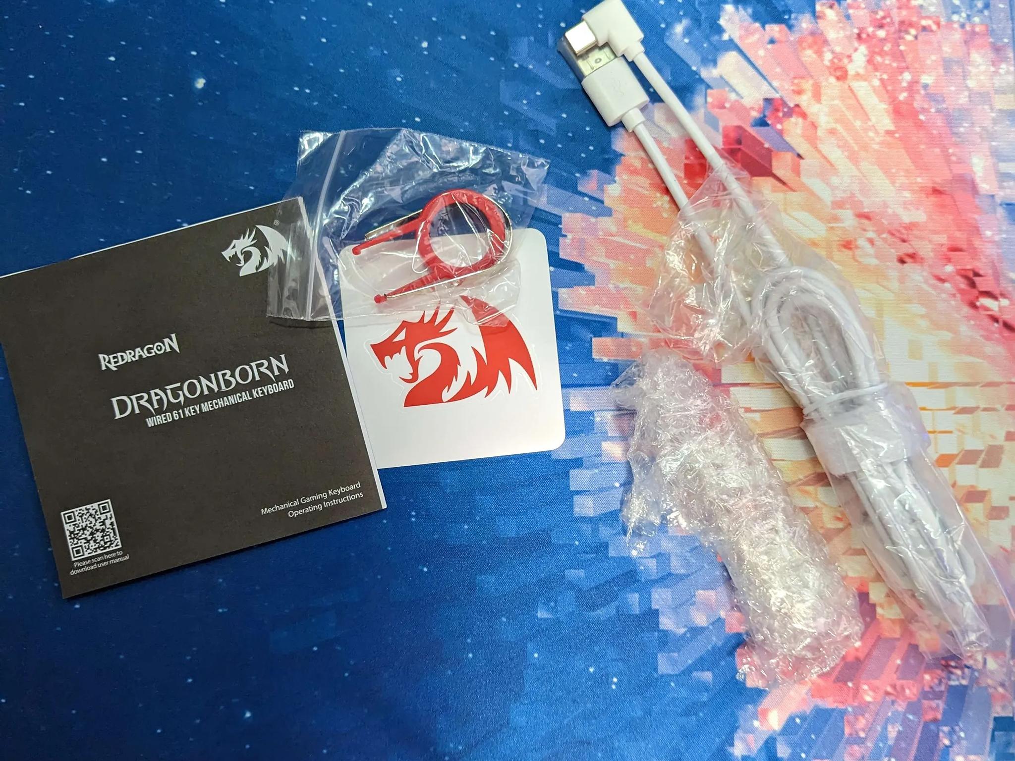 Redragon K630 - Red Keycaps