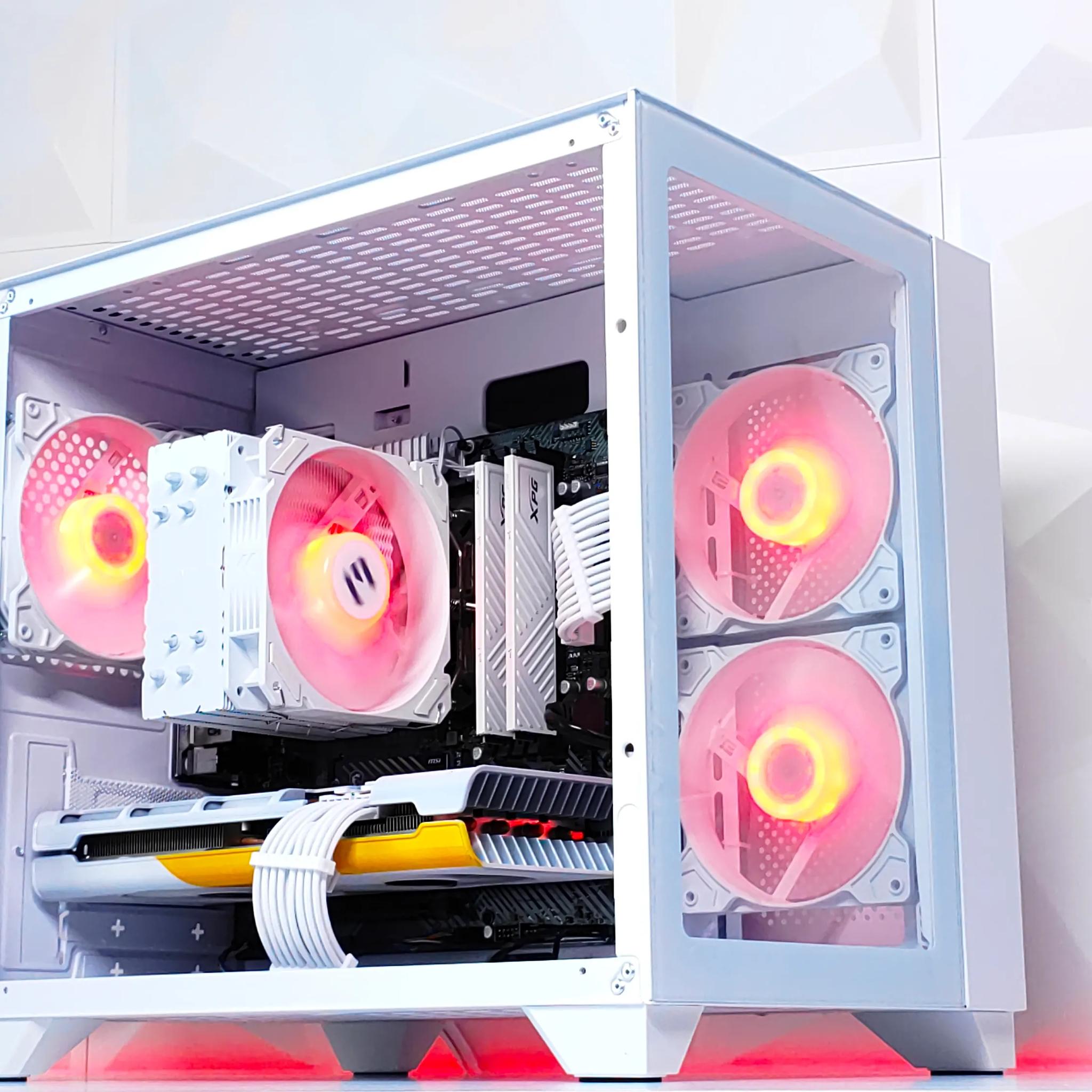 🤍🏔️Alaska🏔️❄️Gaming PC❄️AMD RX 5700 8GB❄️AMD Ryzen 5 2600 6 core❄️16GB DDR4❄️500GB NVME SSD