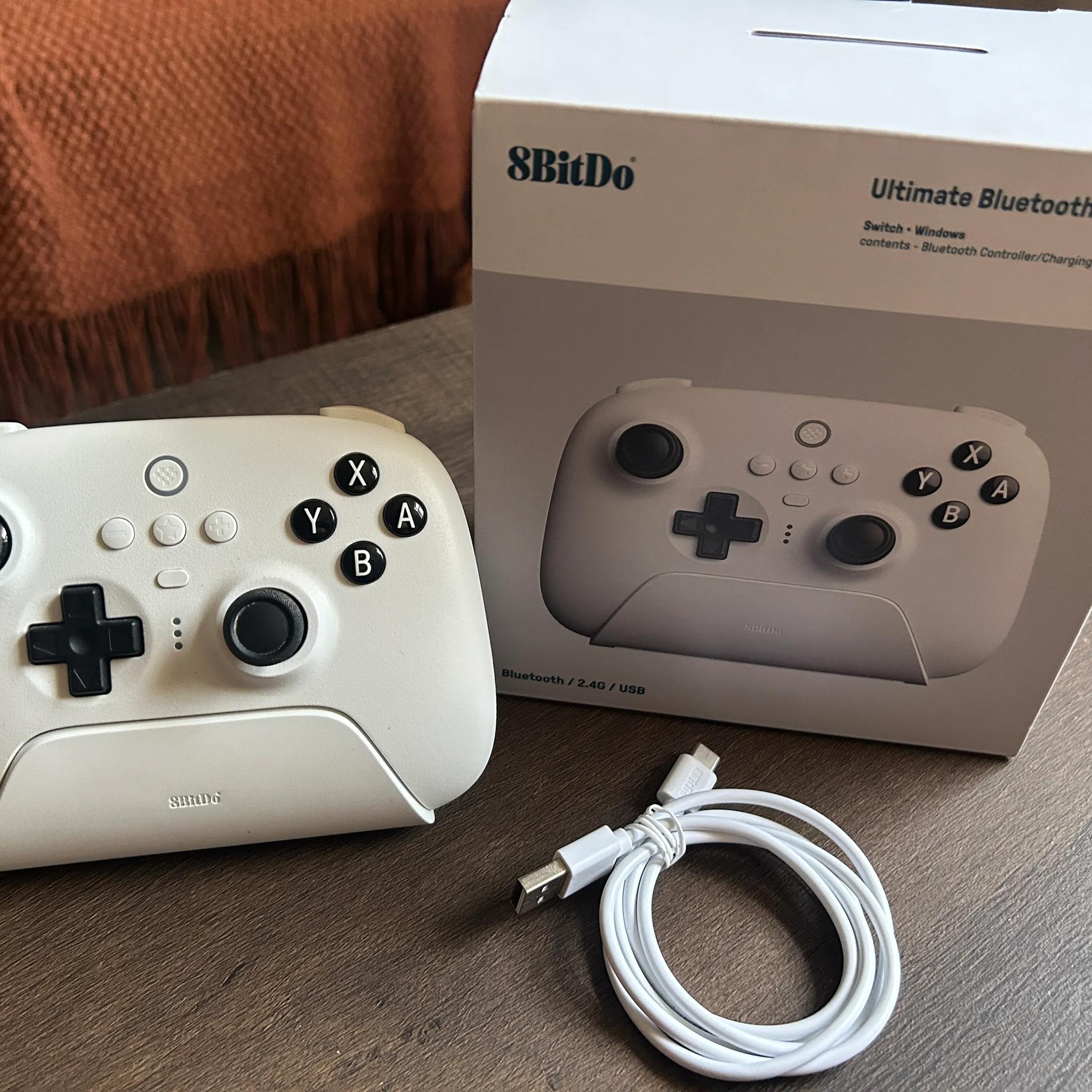 8BitDo Ultimate Bluetooth Controller,  Charging Dock, Wireless, Hall Sensor Joystick, Switch