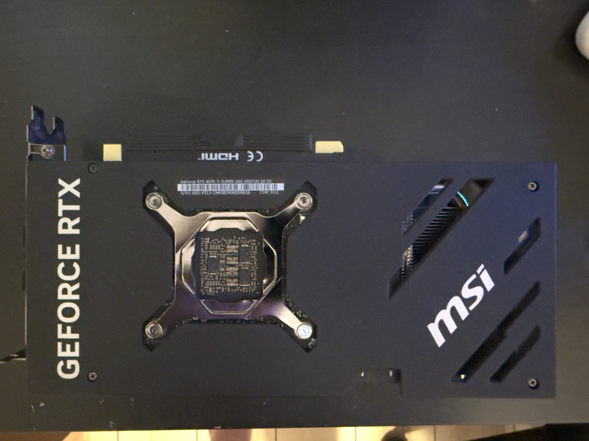MSI GeForce RTX 4070 Ti SUPER 16G VENTUS 2X OC