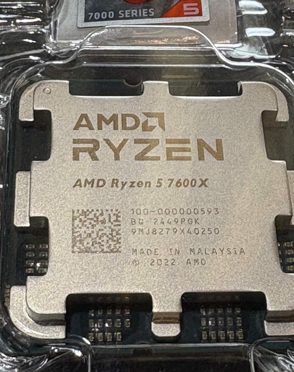 ⚡ AM5 Combo – Ryzen 5 7600X + B650 WiFi + 16GB DDR5 RGB