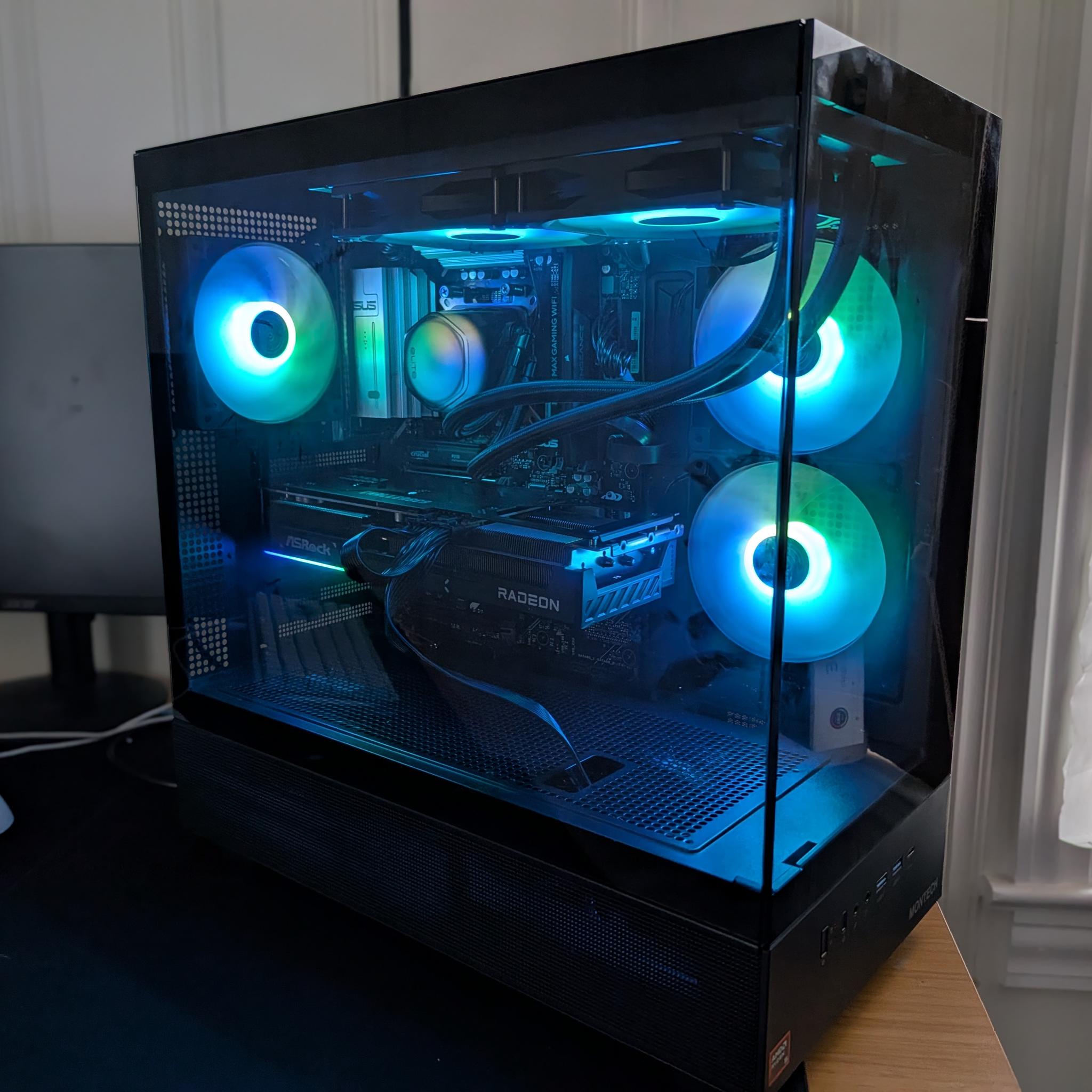 NEW CUSTOM GAMING PC | Steam Machine AMD RYZEN 9600X | 32GB DDR5 | RADEON 9070