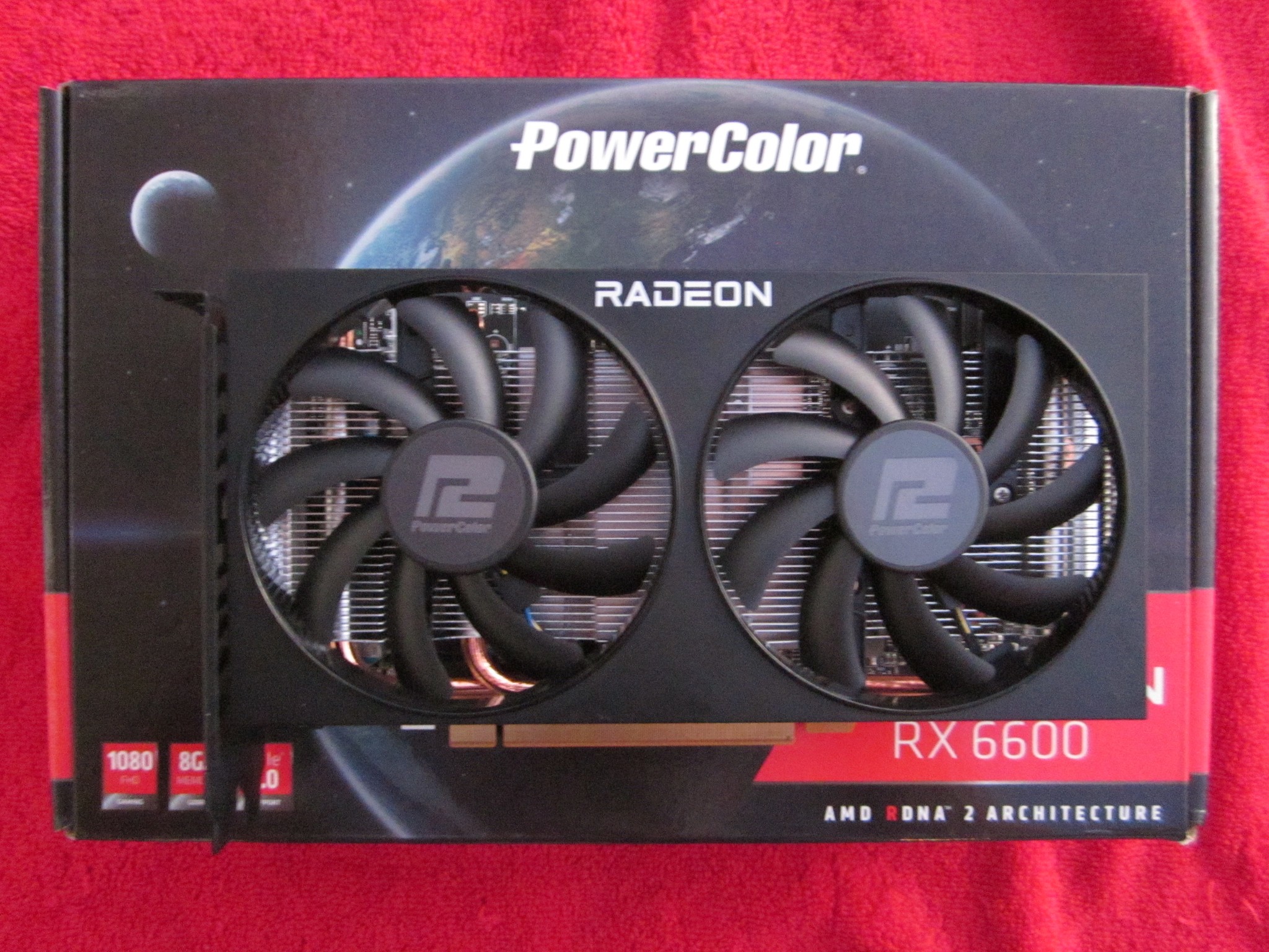 PowerColor Fighter RX 6600 8GB GDDR6 Graphics Card AXRX PCI Express 4.0