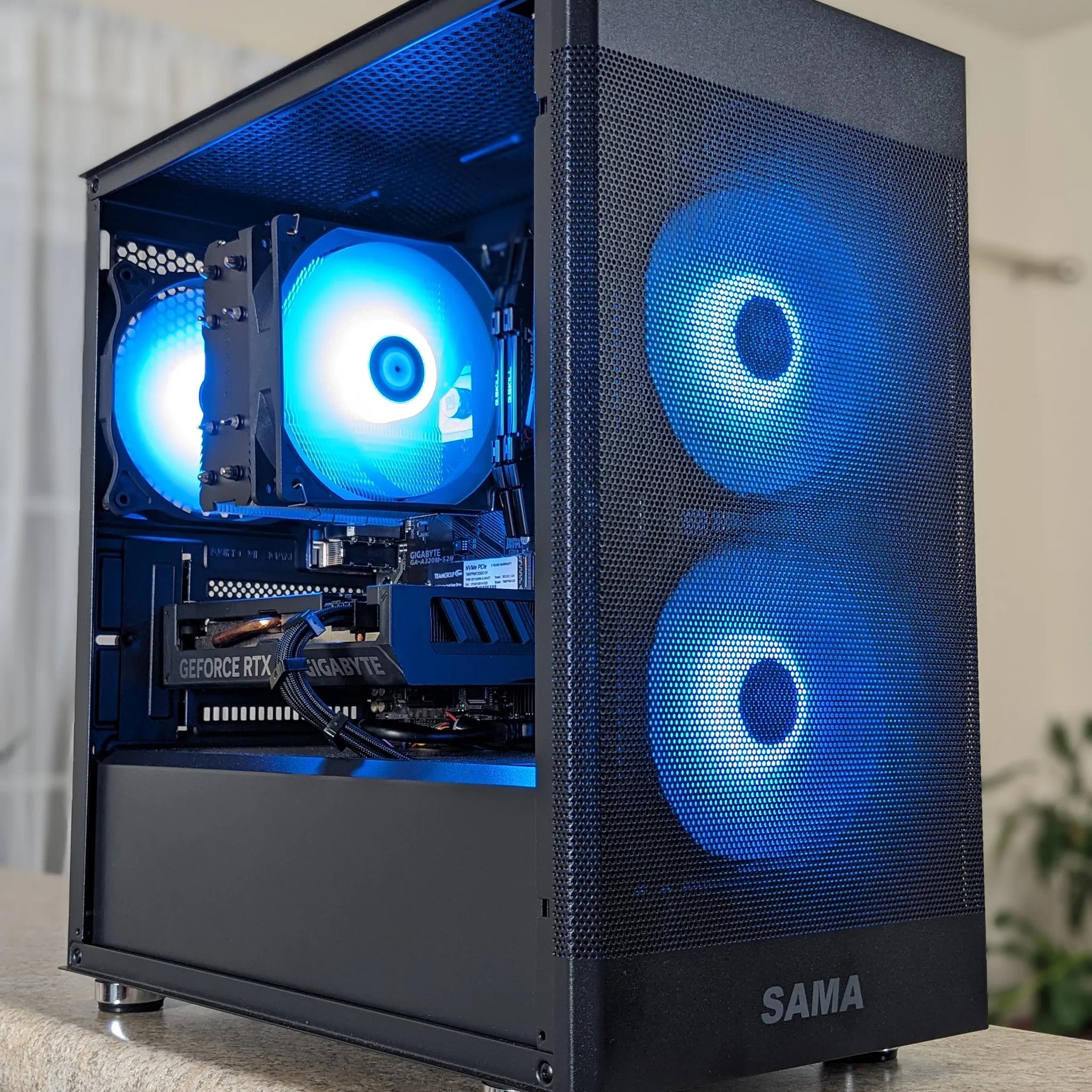 Mid Range Ryzen Gaming PC - Ryzen 5 5500 - RTX 4060