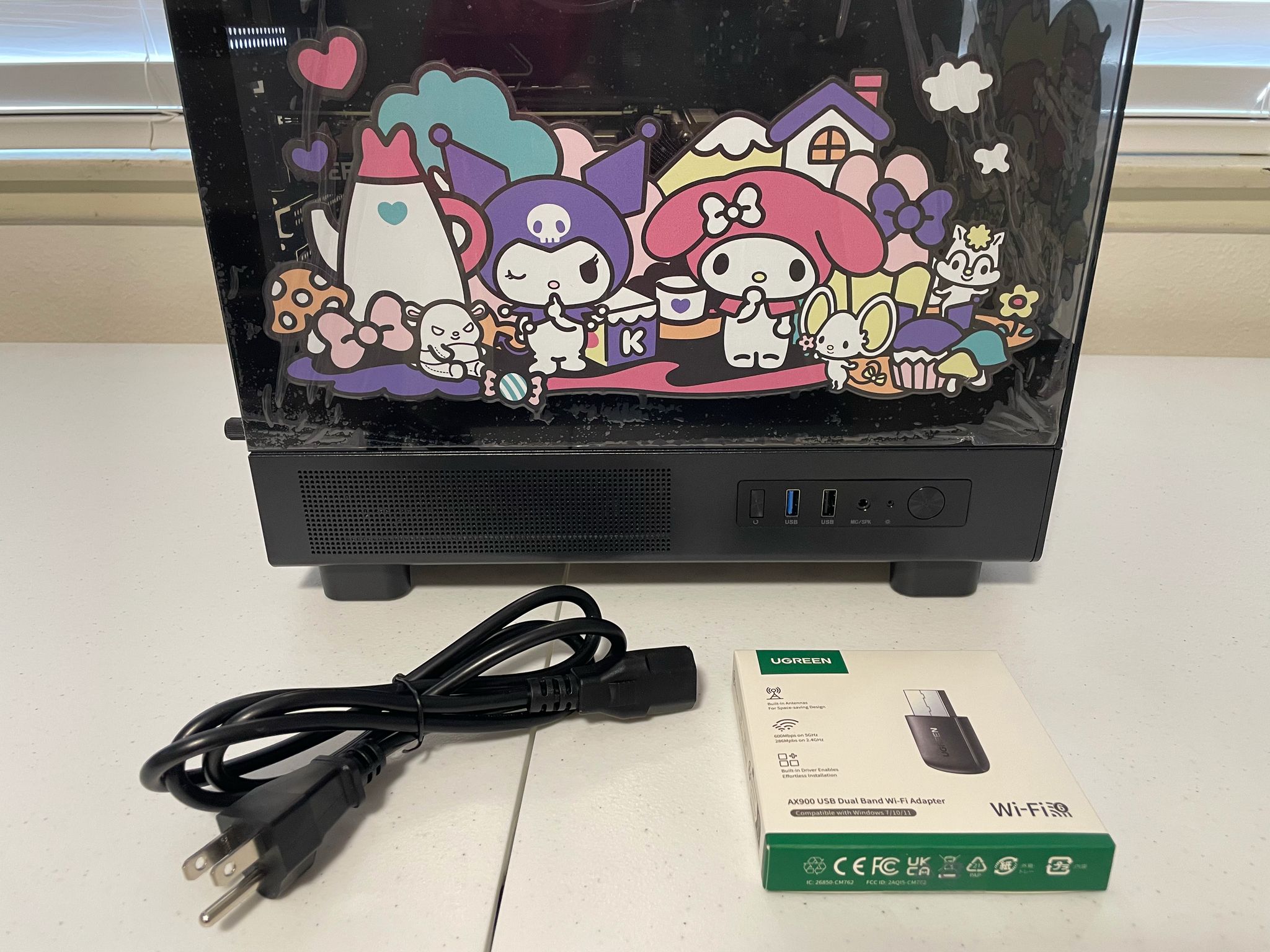 My Melody & Kuromi Inspired Gaming PC (RTX 3060 Ti | Ryzen 5 3600 | 32GB RAM | 500GB SSD | WiFi)