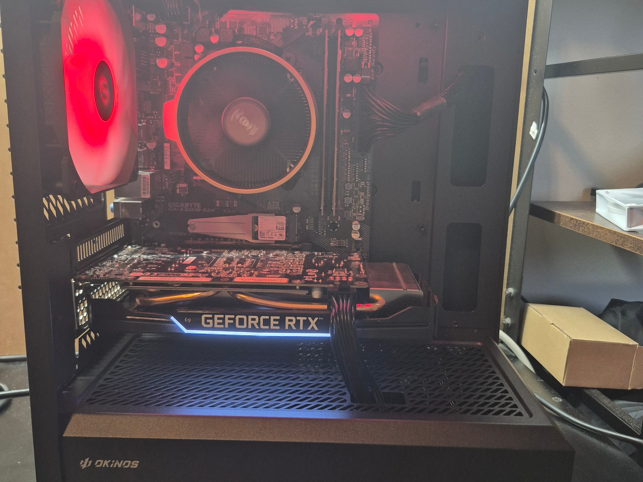 Ryzen 5 1600AF, 16GB 3200MHz DDR4, RTX 2060 SUPER 8GB, 512GB SSD, Win11, RGB, Wifi