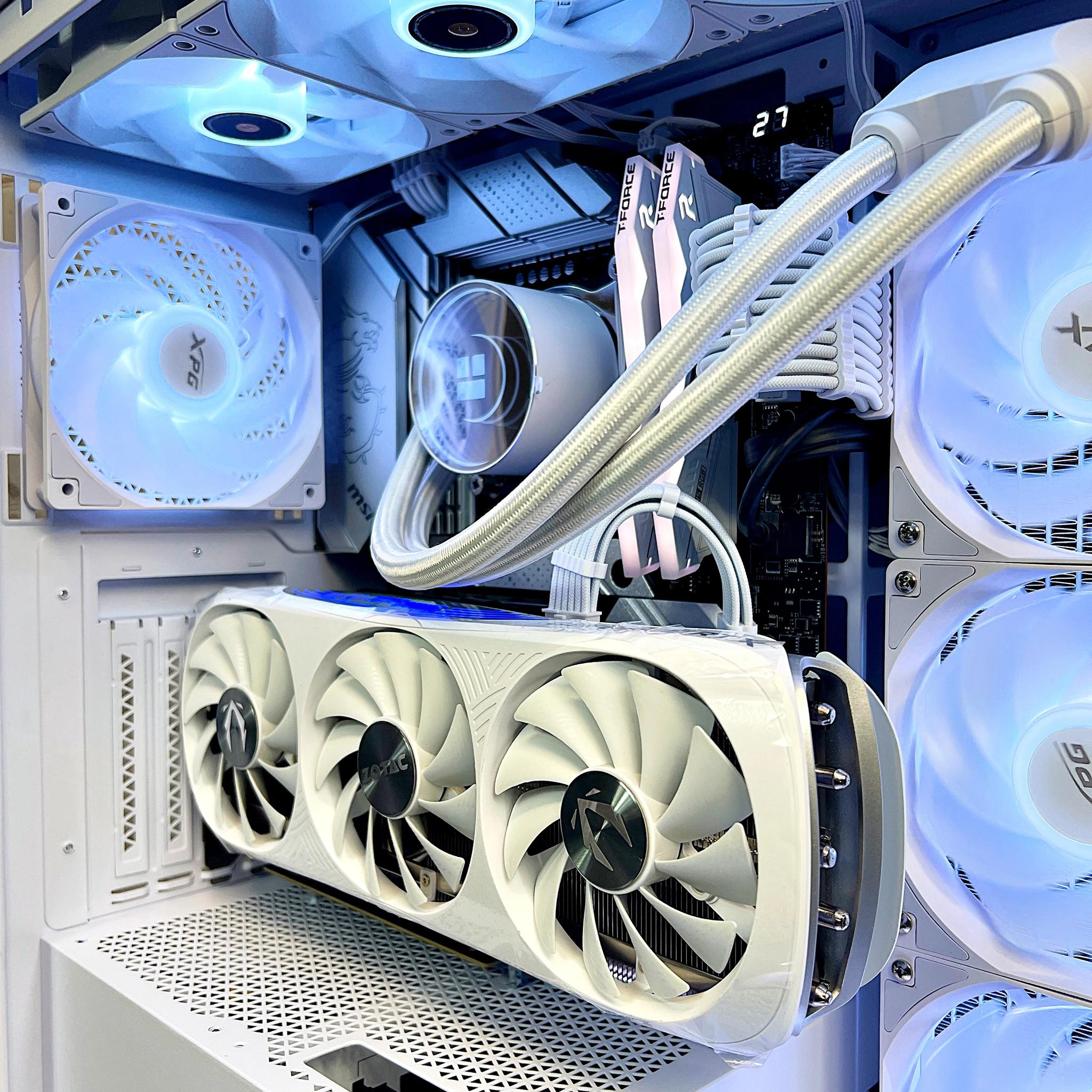 Intel 13600K RTX 4070 TI Super 32GB DDR5 2TB M.2 SSD Wifi 6E Bluetooth Win 11 Pro Gaming PC