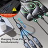 USB C Splitter 1 in 3 USB-C Out USB Type C Splitter USBC Male to Multi Type C Female Port