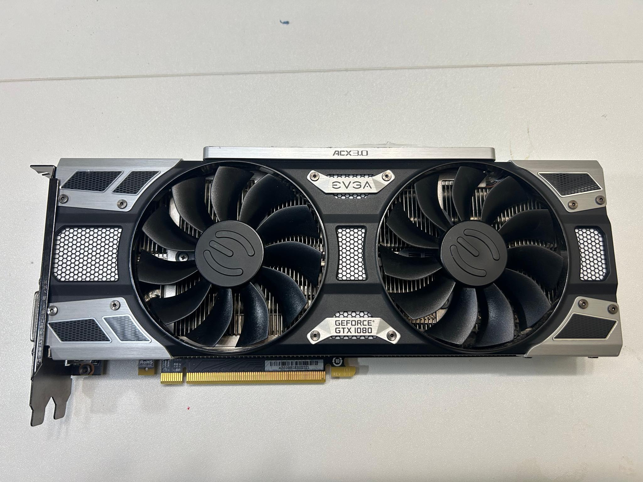 EVGA GeForce GTX 1080 SC 8GB GDDR5X – SuperClocked Gaming GPU (Tested, Works Great!)