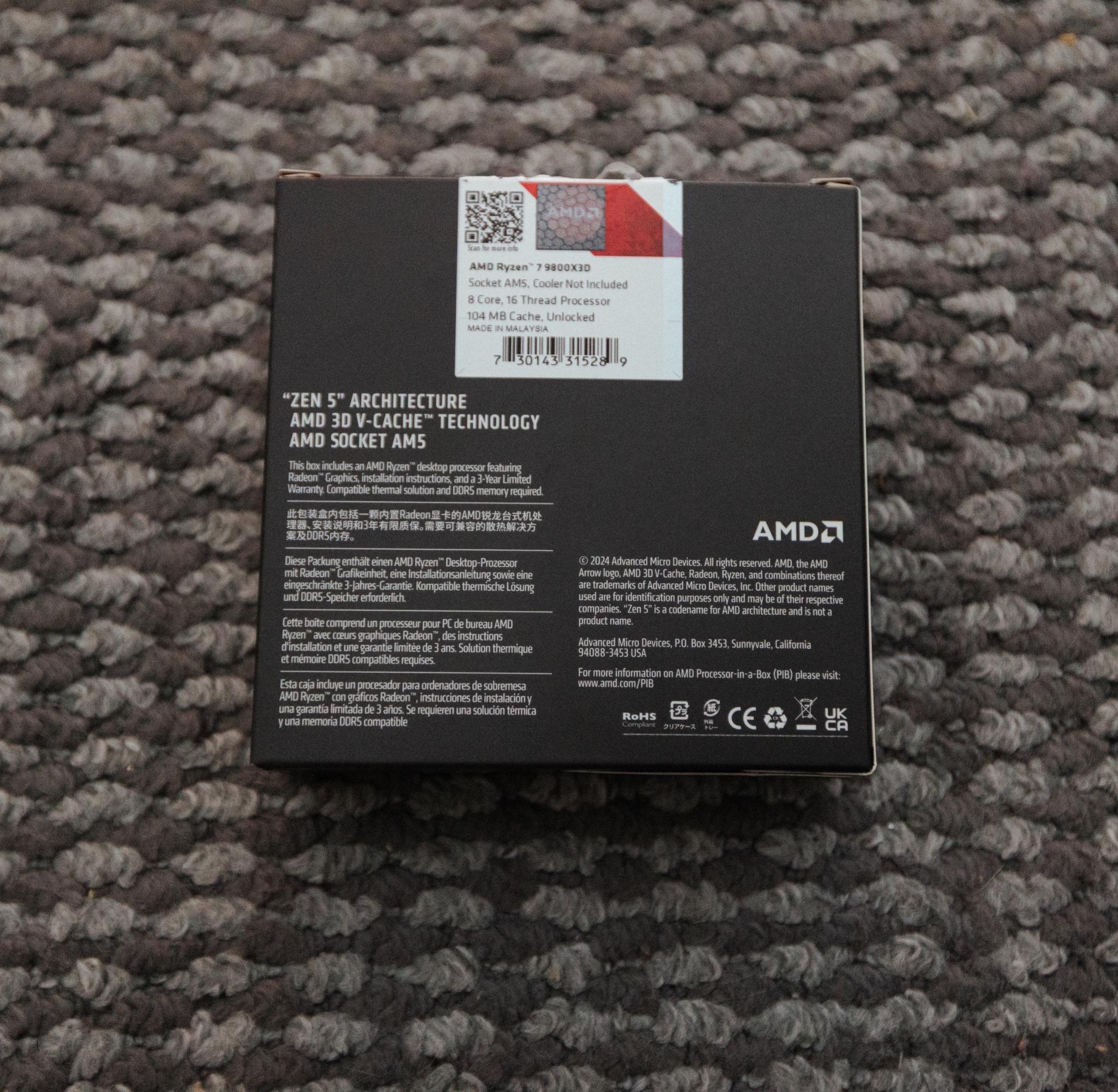 AMD Ryzen 7 9800X3D