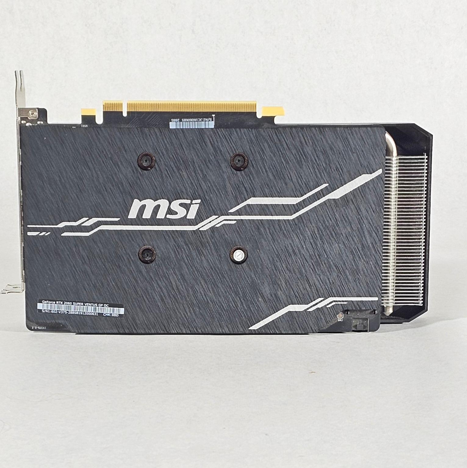RTX 2060 SUPER MSI VENTUS GP GPU OC 8GB