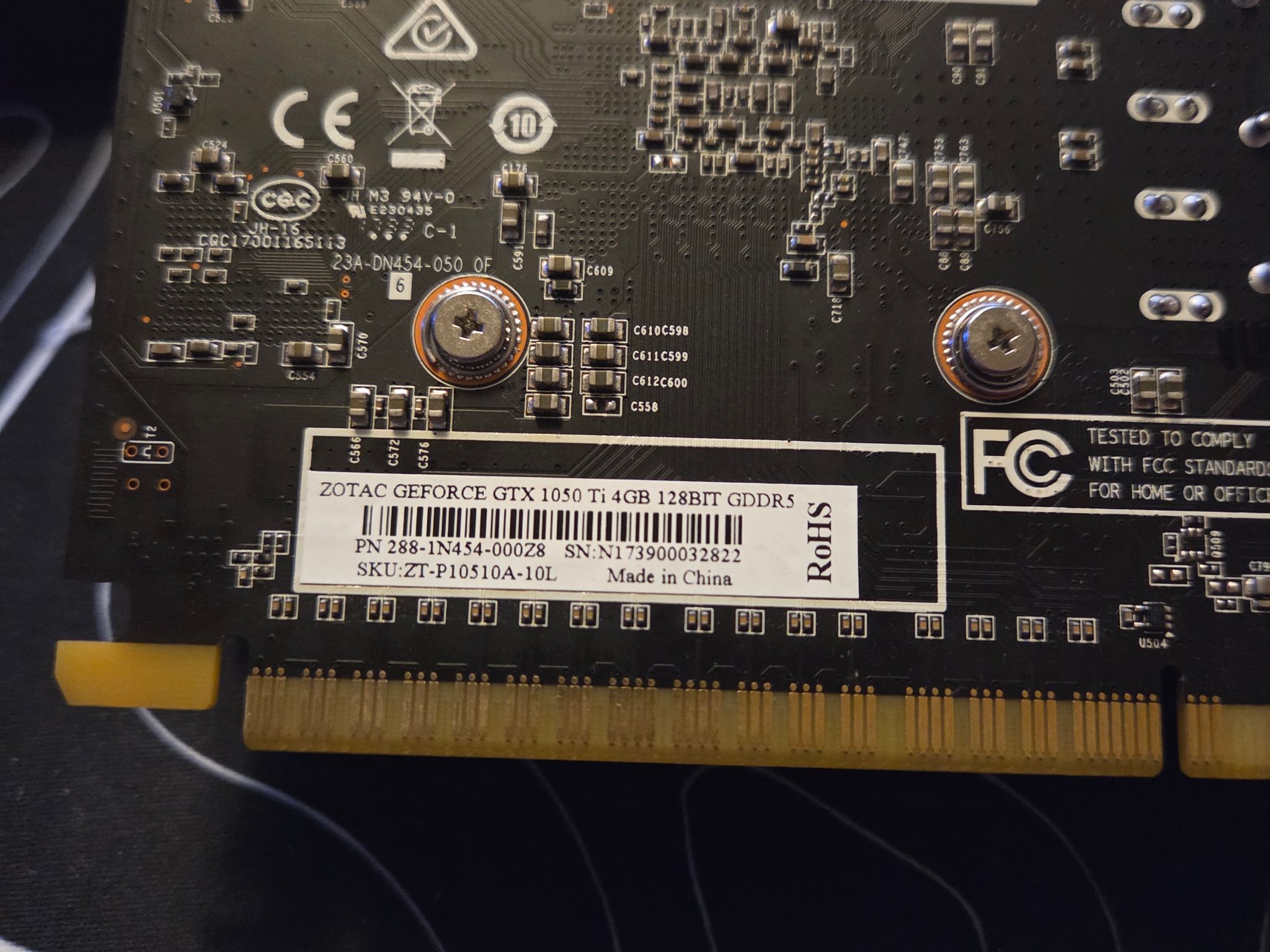 ZOTAC GeForce GTX 1050 Ti Mini