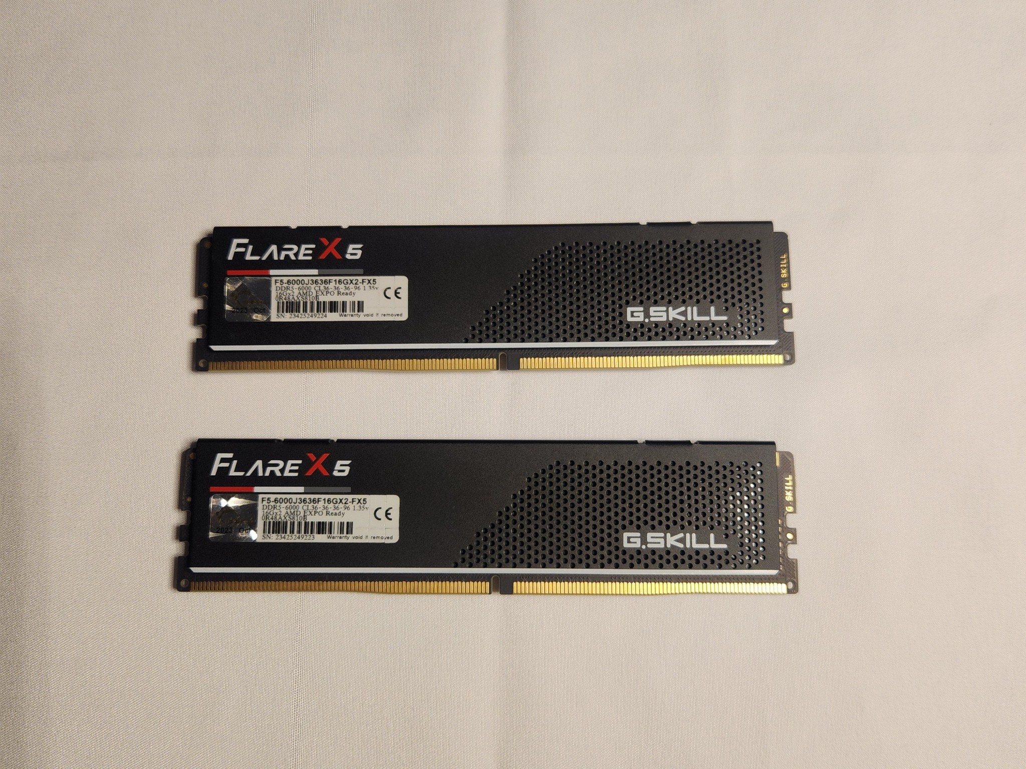 G.Skill FlareX5 DDR5-6000 32GB (2x16GB) CL36 1.35V Intel XMP / AMD EXPO