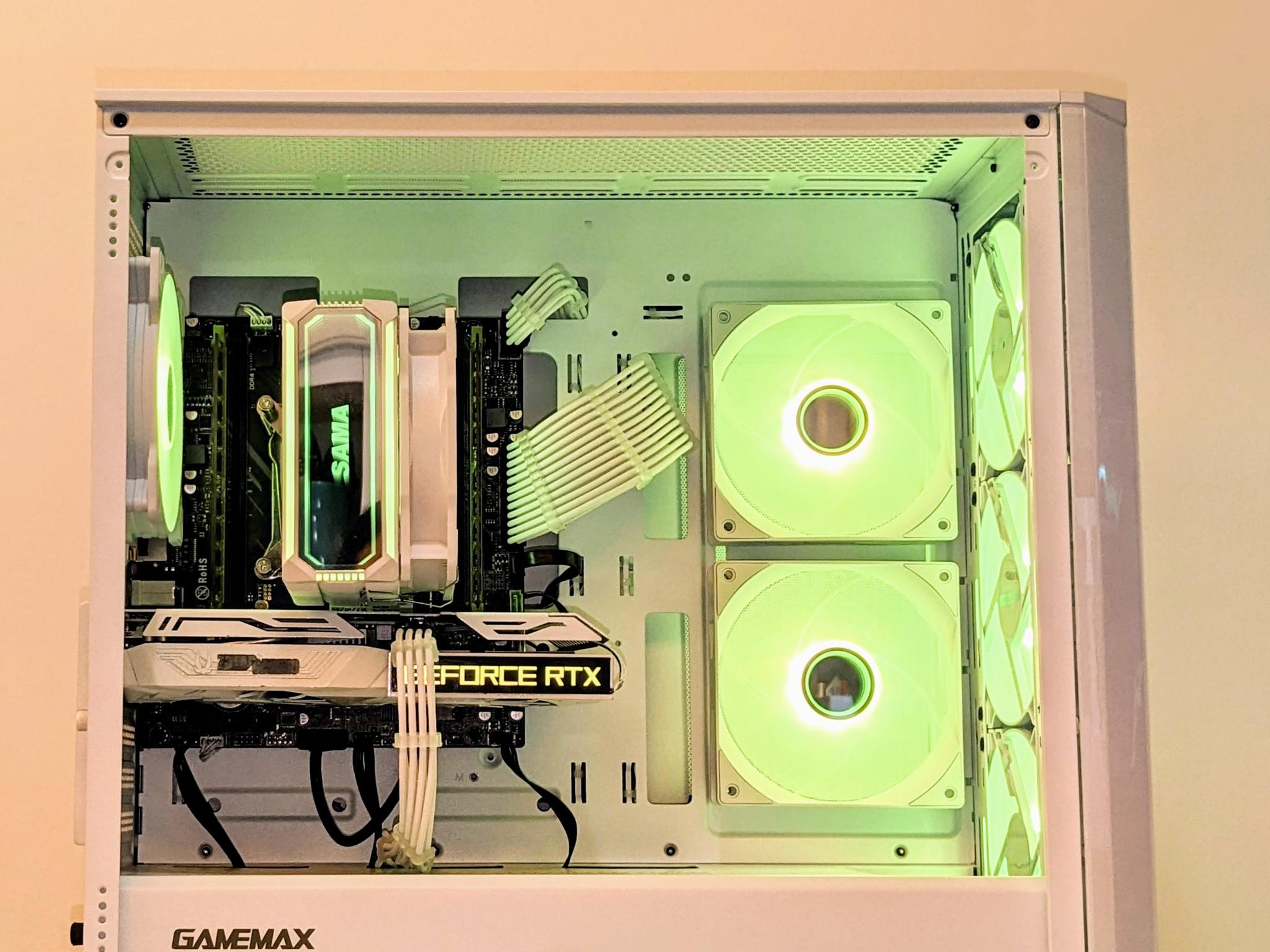 🧊Ice King👑 RTX 4060⚪️Intel I7-6800K/6-cores/12-threads⚪️16GB RAM ⚪️ 1TB NVMe SSD⚪️ Windows 11 Pro