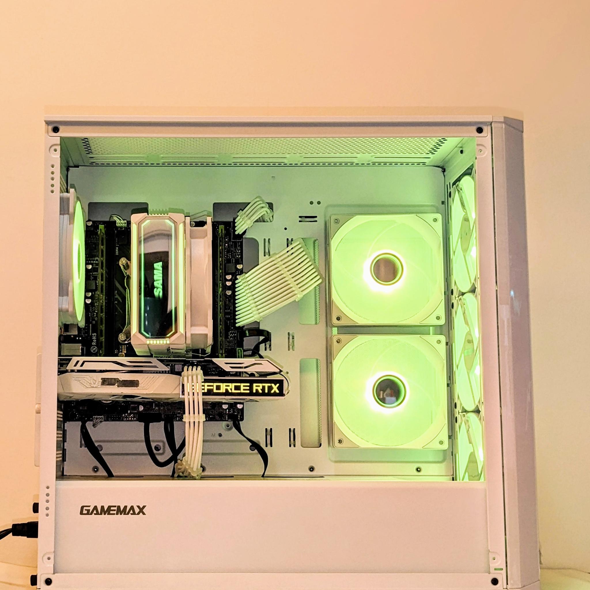 🧊Ice King👑 RTX 4060⚪️Intel I7-6800K/6-cores/12-threads⚪️16GB RAM ⚪️ 1TB NVMe SSD⚪️ Windows 11 Pro
