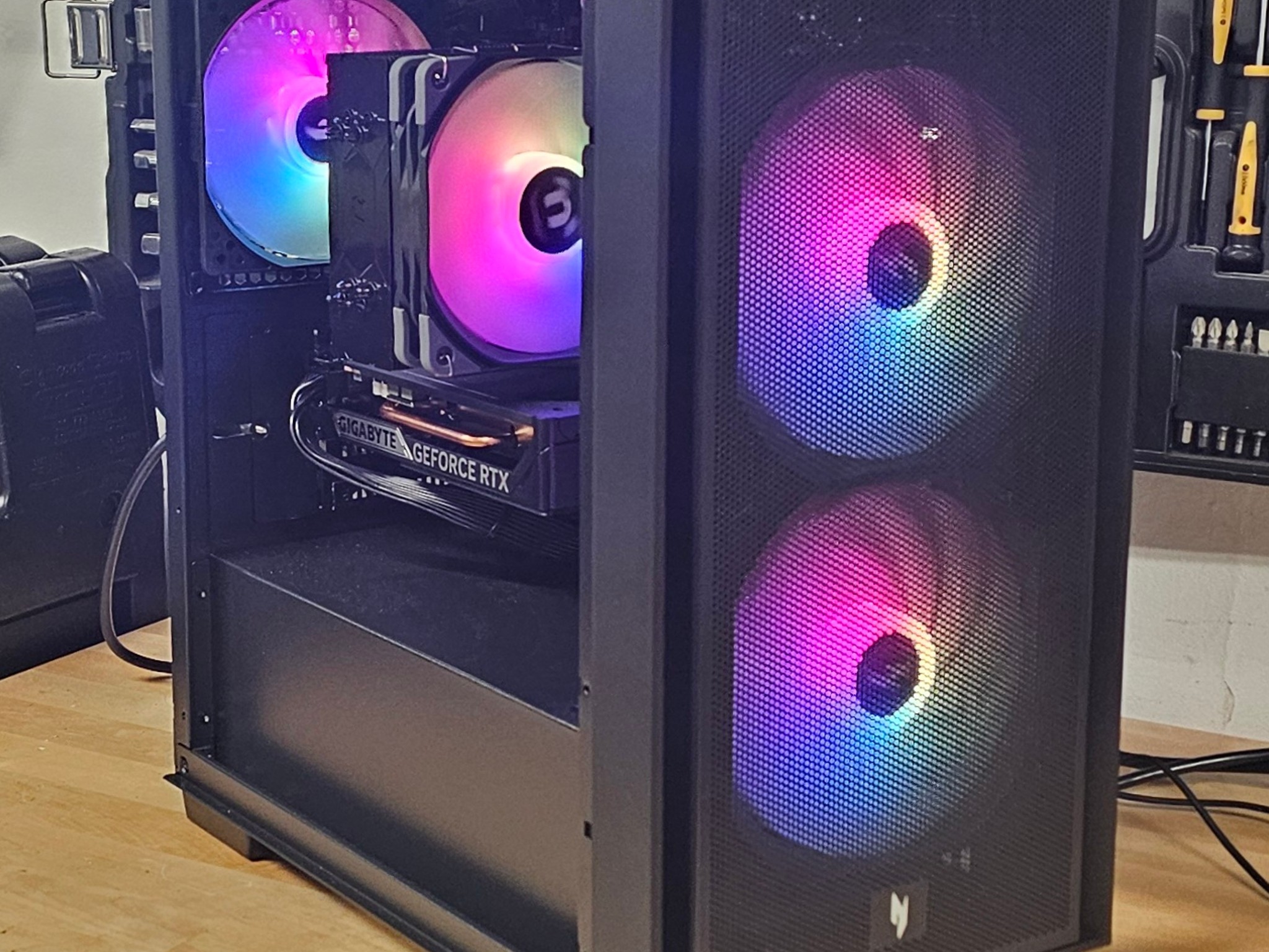 Acer Nitro mATX PC Case with RGB Fans