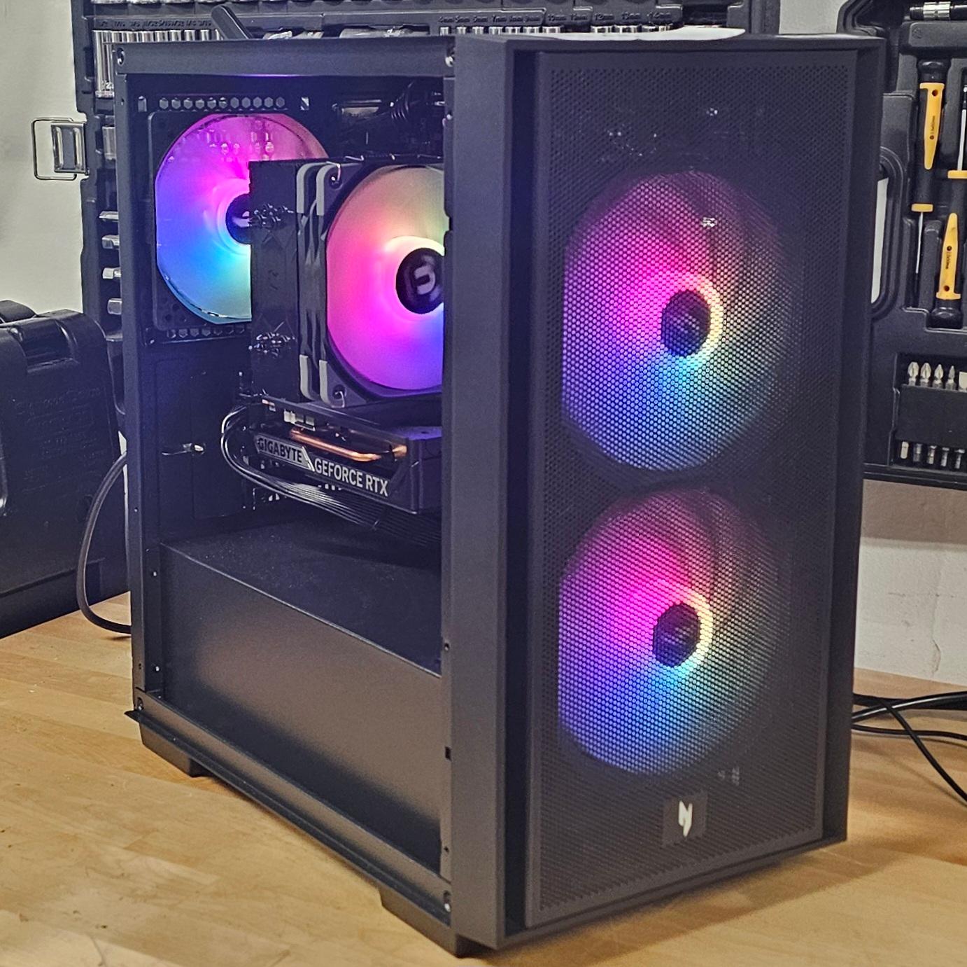 Acer Nitro mATX PC Case with RGB Fans