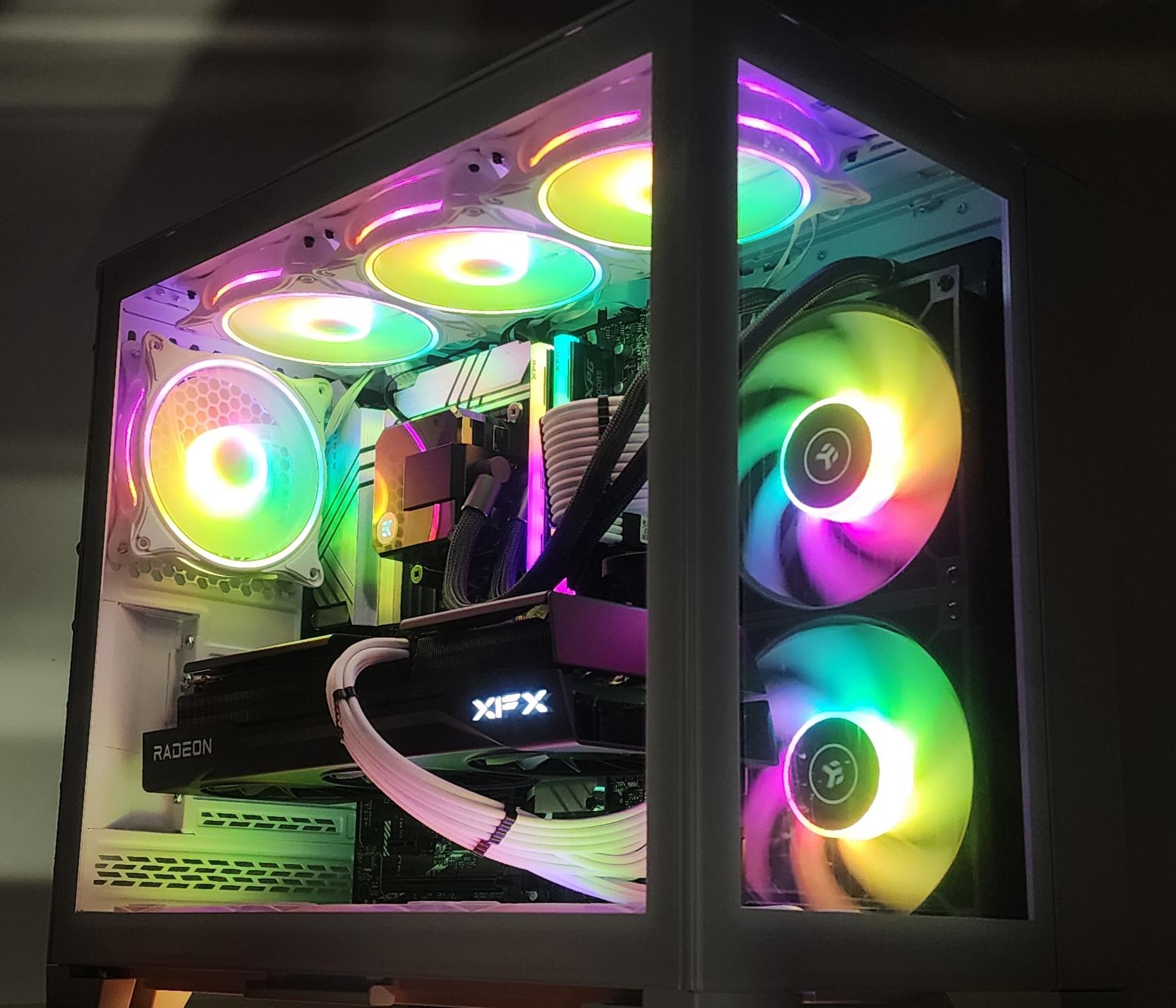 Gaming PC i9-14900K 32GB RAM 1TB SSD RX 9070 XT 16GB Windows 11 Computer