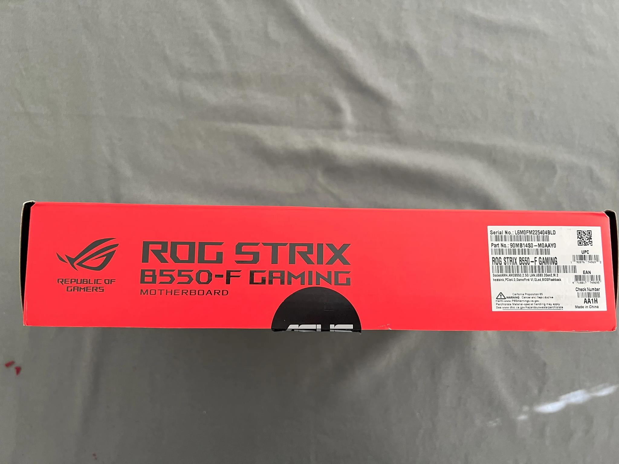 Asus ROG Strix B550-F Motherboard