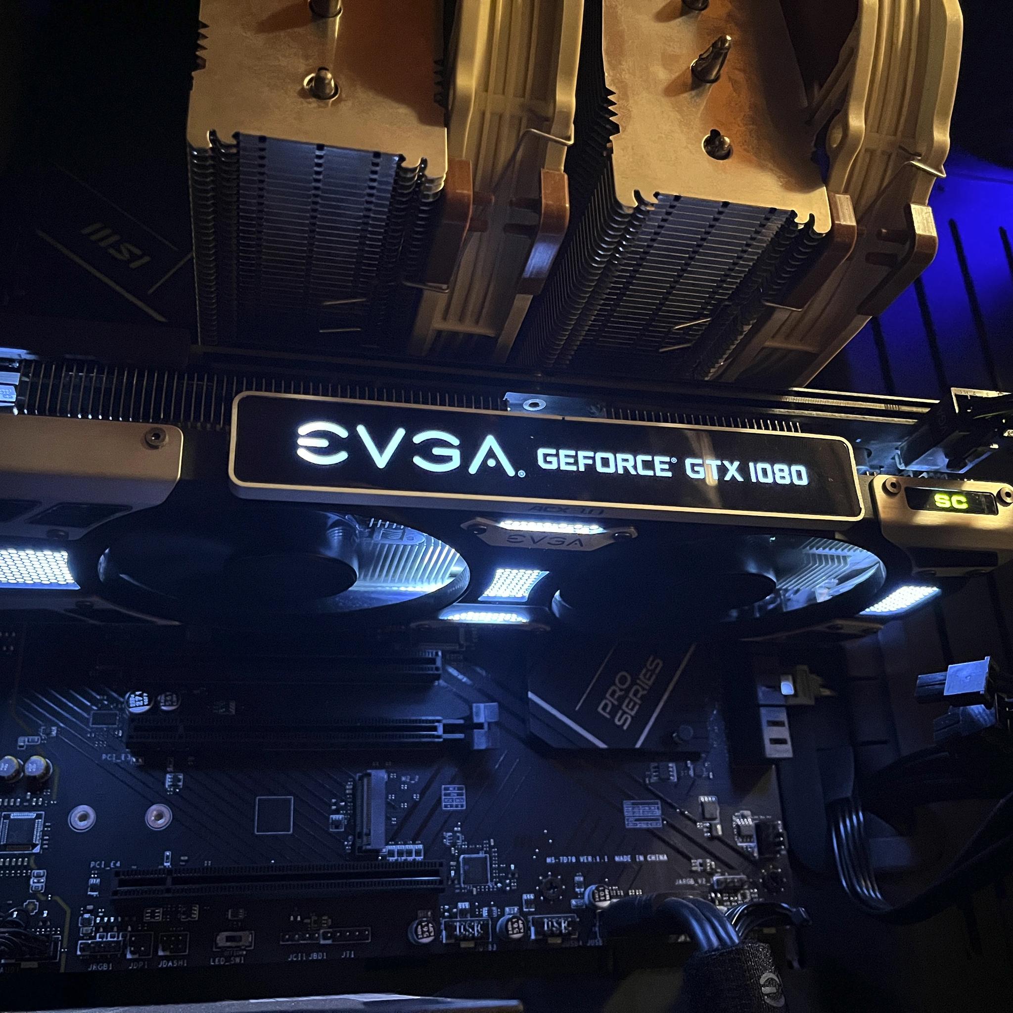 EVGA SC GAMING ACX 3.0 GeForce GTX 1080 8 GB Video Card