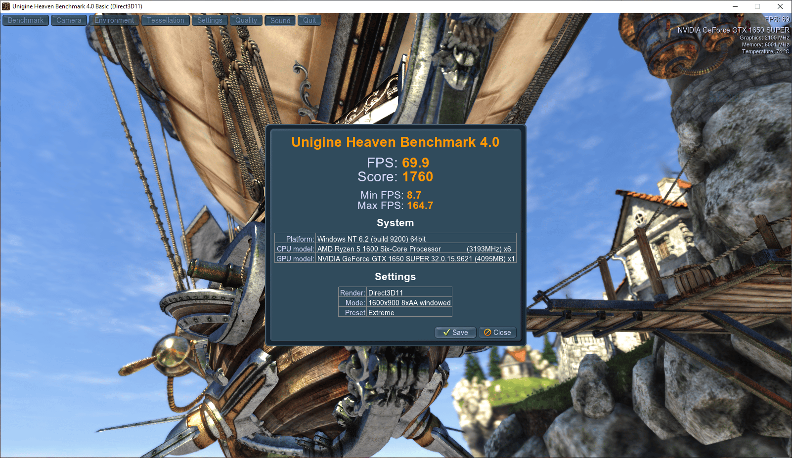 Black Prebuilt Gaming PC.