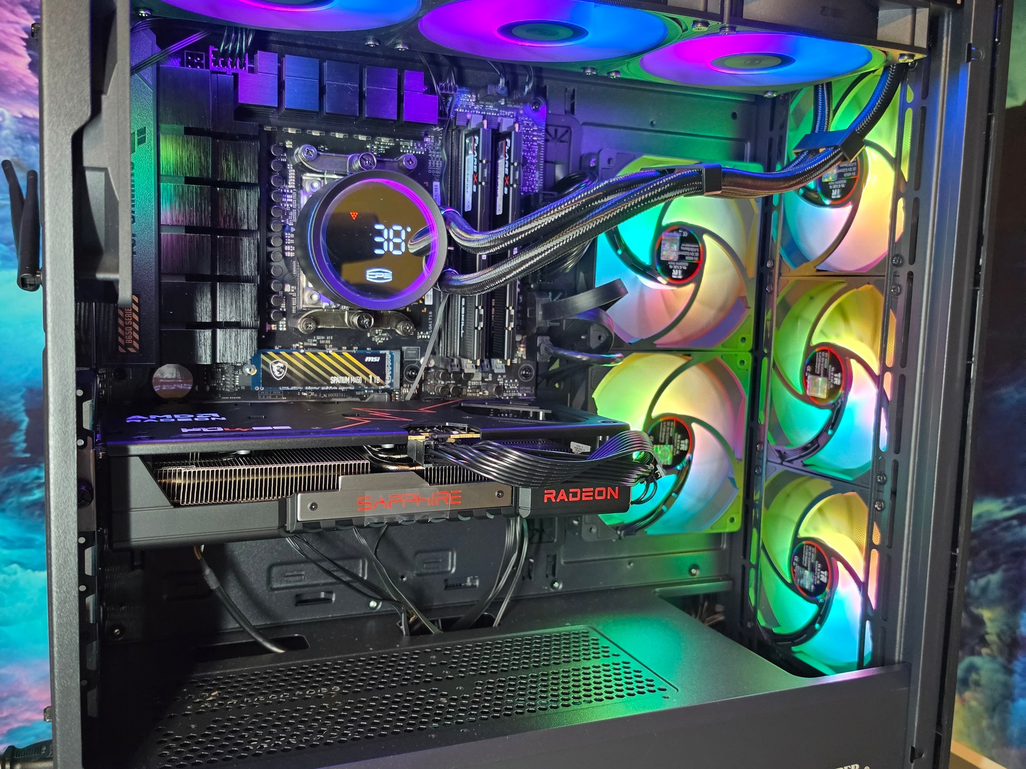 Sapphire RX 9060 XT 16gb + Ryzen 9600x PC Build #63